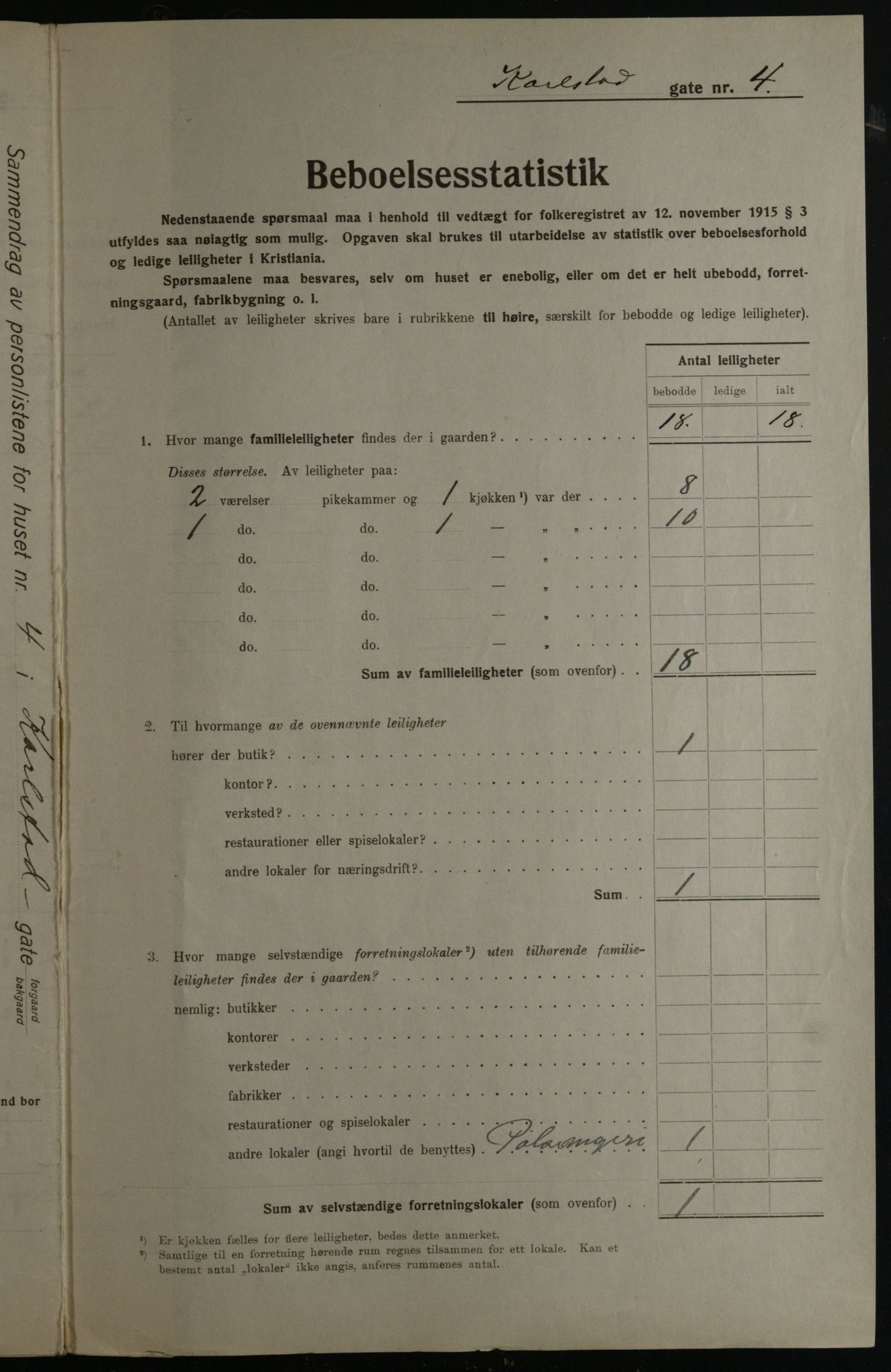 OBA, Municipal Census 1923 for Kristiania, 1923, p. 54626