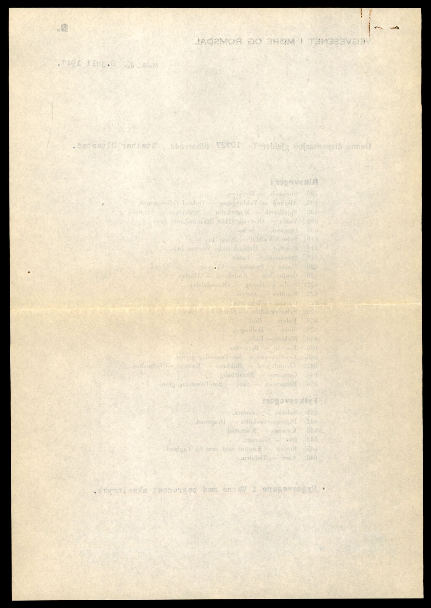 Møre og Romsdal vegkontor - Ålesund trafikkstasjon, AV/SAT-A-4099/F/Fe/L0033: Registreringskort for kjøretøy T 12151 - T 12474, 1927-1998, p. 1282