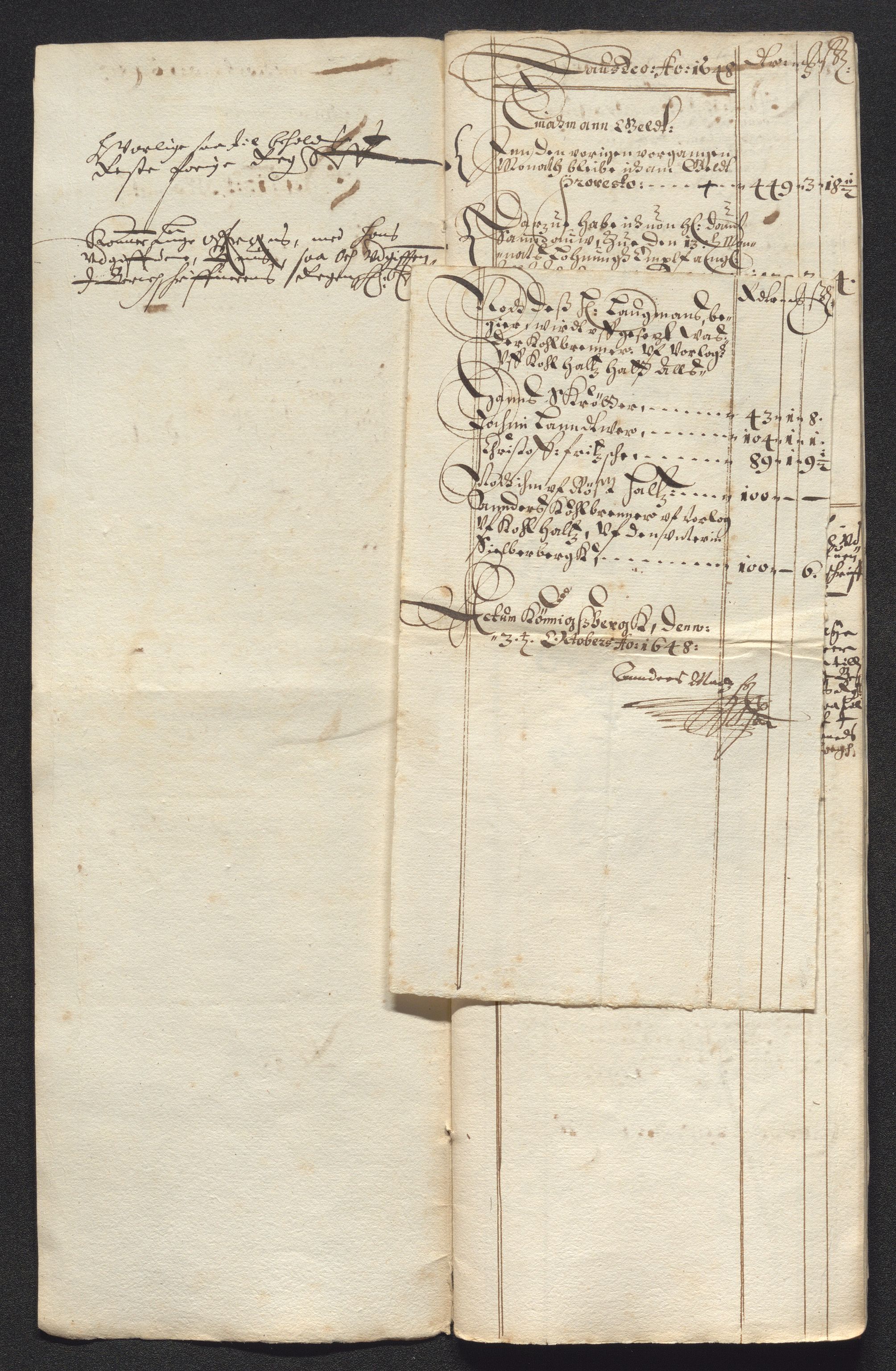 Kongsberg Sølvverk 1623-1816, AV/SAKO-EA-3135/001/D/Dc/Dcd/L0022: Utgiftsregnskap for gruver m.m., 1647-1648, p. 785