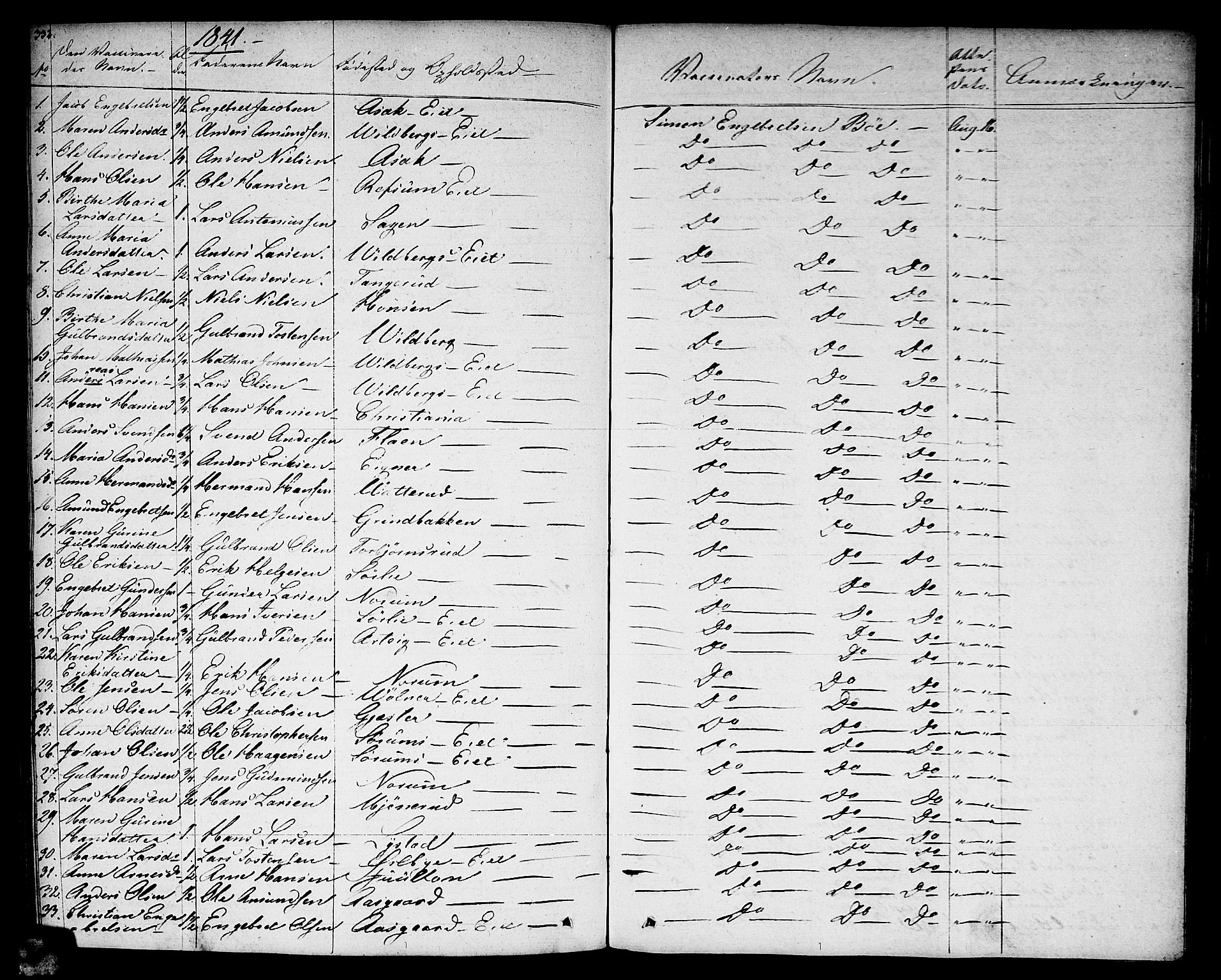 Sørum prestekontor Kirkebøker, SAO/A-10303/F/Fa/L0004: Parish register (official) no. I 4, 1829-1845, p. 332