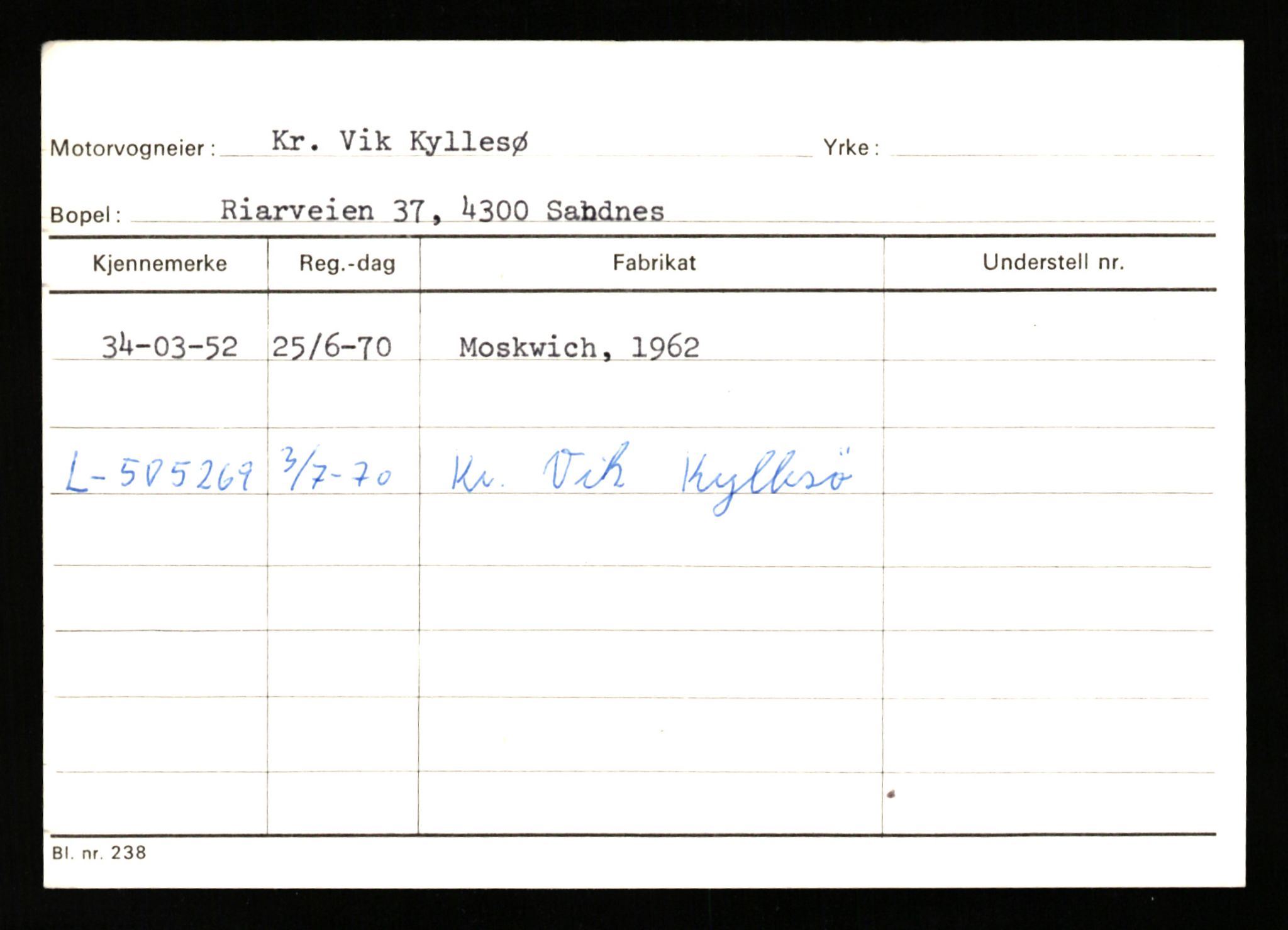 Stavanger trafikkstasjon, AV/SAST-A-101942/0/G/L0011: Registreringsnummer: 240000 - 363477, 1930-1971, p. 2759