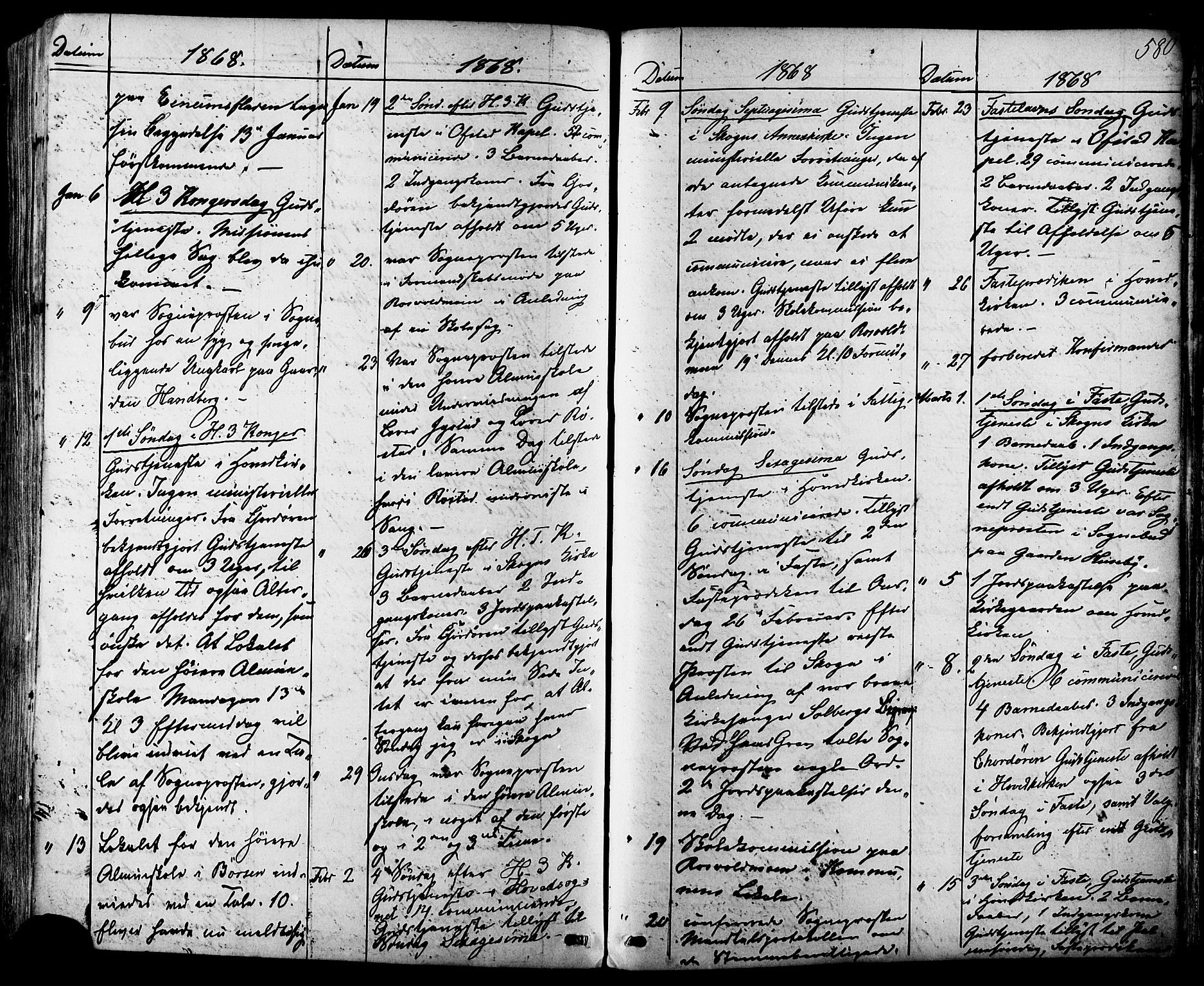 Ministerialprotokoller, klokkerbøker og fødselsregistre - Sør-Trøndelag, SAT/A-1456/665/L0772: Parish register (official) no. 665A07, 1856-1878, p. 580