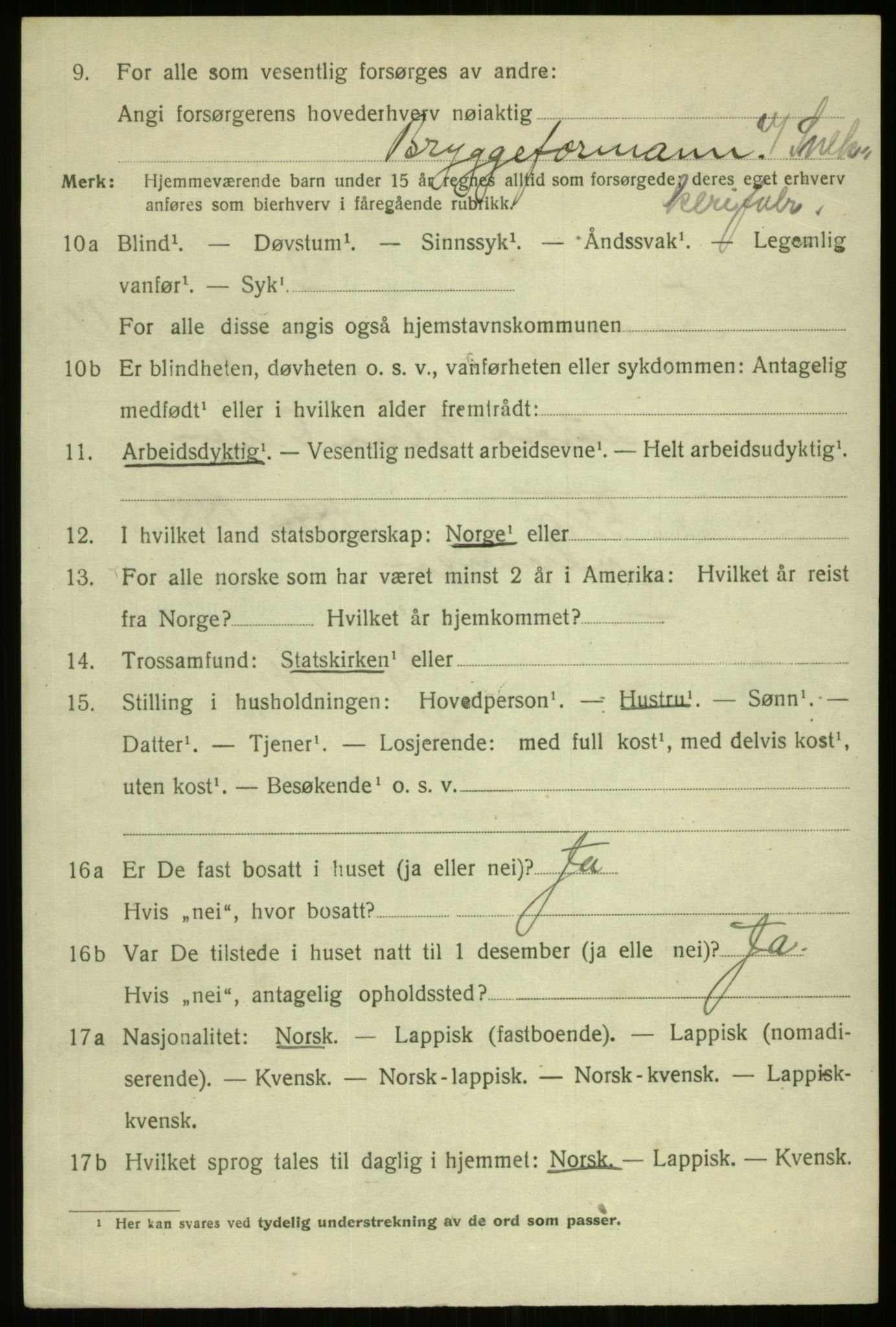 SATØ, 1920 census for Tromsø, 1920, p. 27702