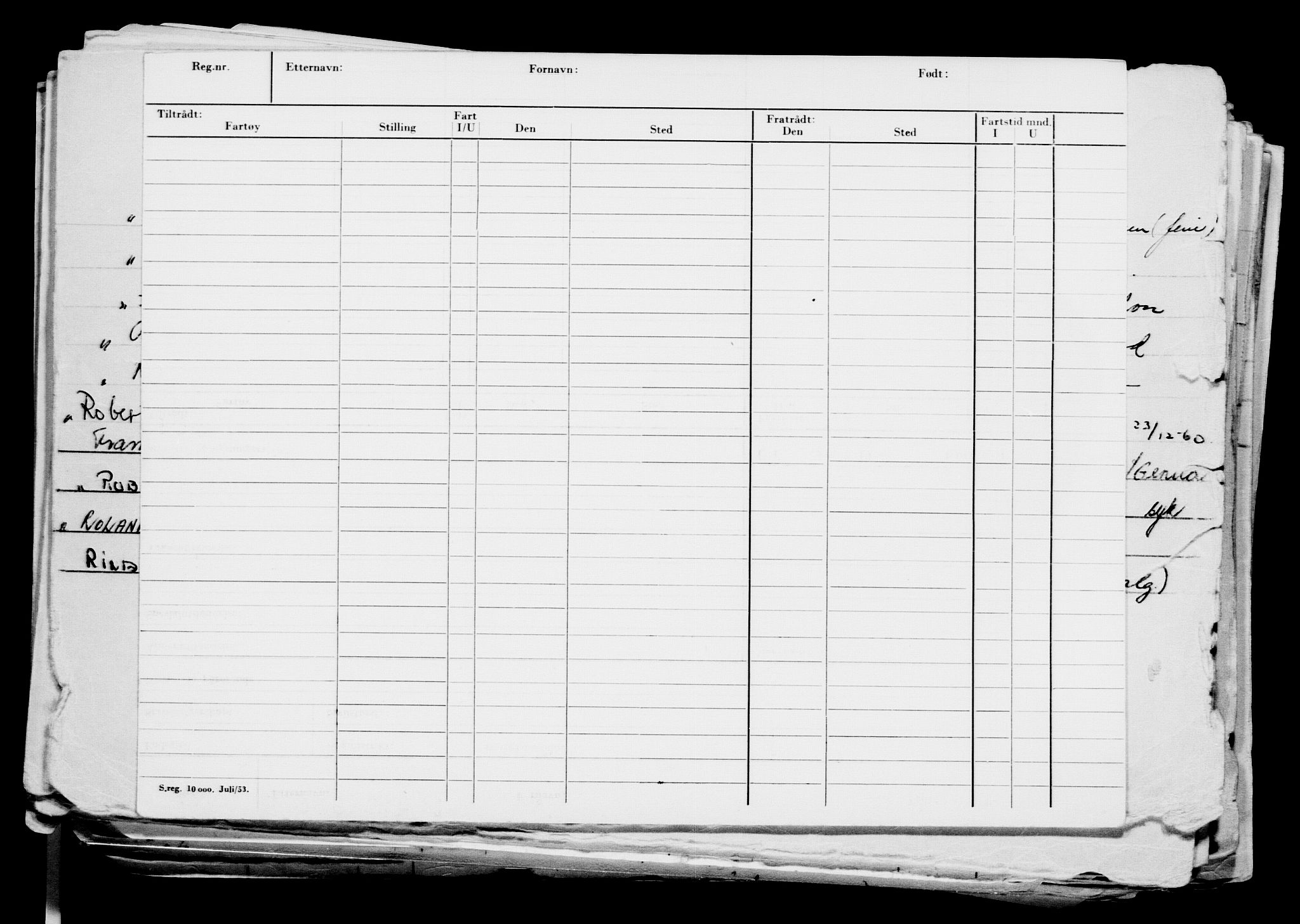 Direktoratet for sjømenn, AV/RA-S-3545/G/Gb/L0084: Hovedkort, 1909, p. 542