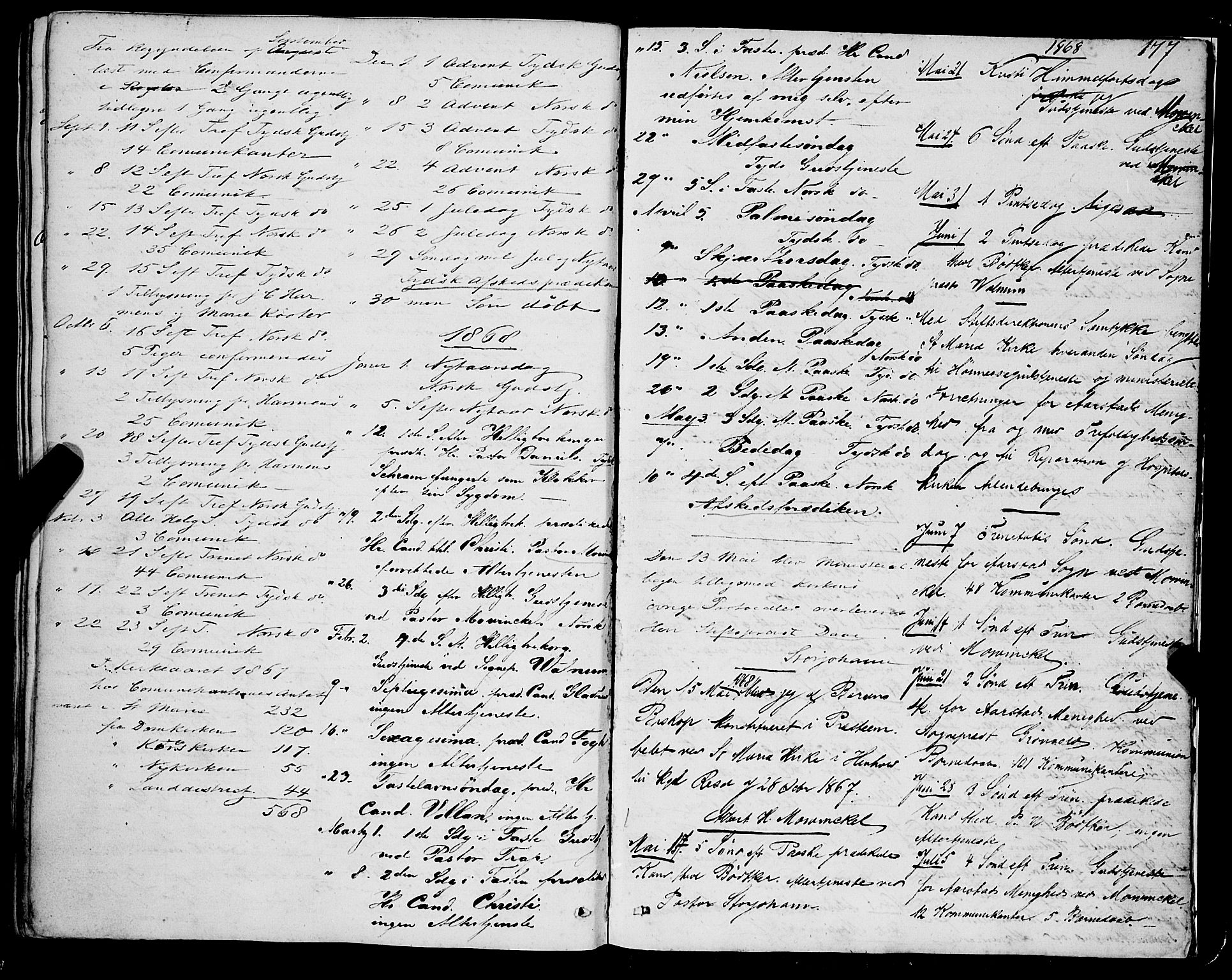 Mariakirken Sokneprestembete, SAB/A-76901/H/Haa/L0006: Parish register (official) no. A 6, 1846-1877, p. 177