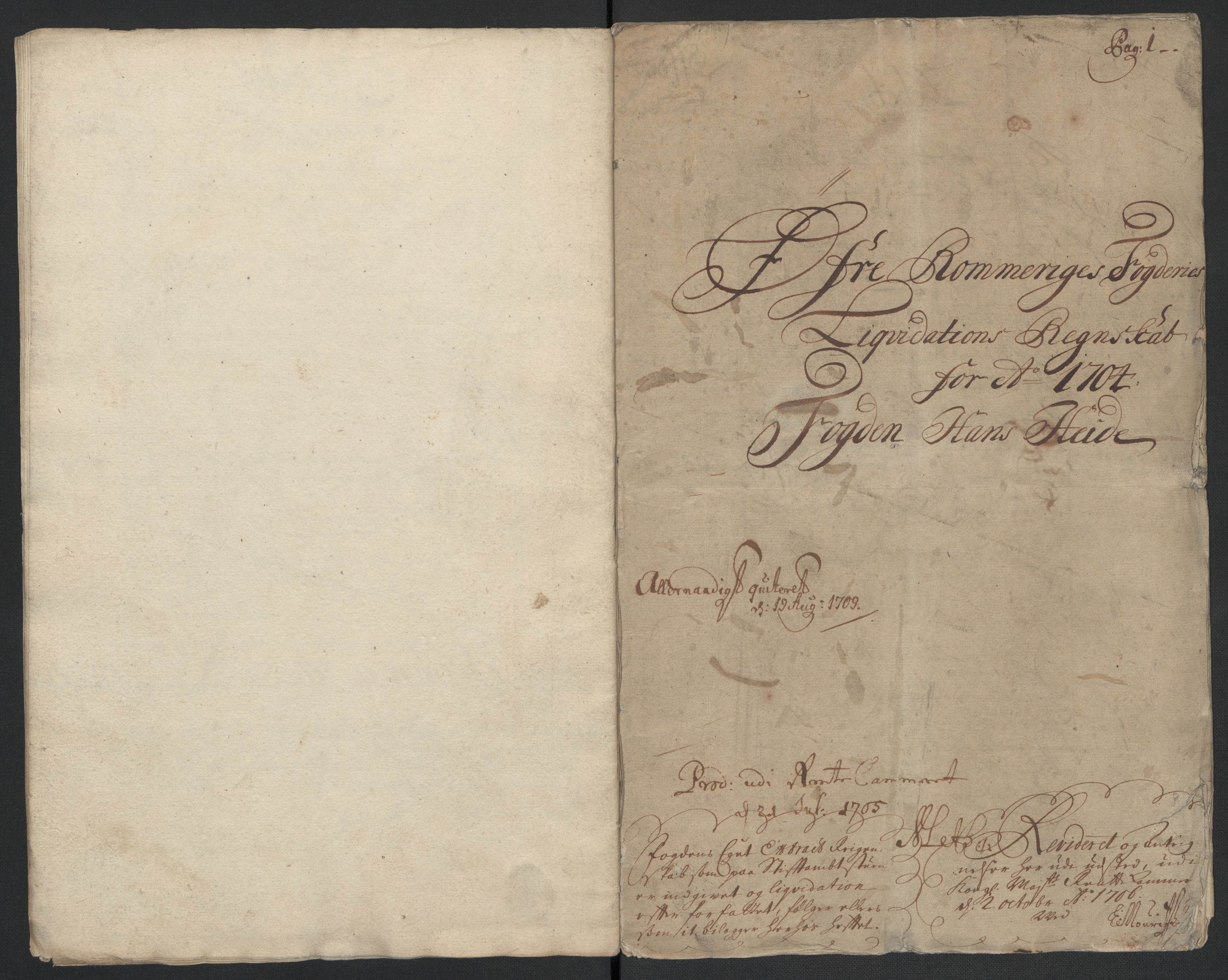 Rentekammeret inntil 1814, Reviderte regnskaper, Fogderegnskap, AV/RA-EA-4092/R12/L0717: Fogderegnskap Øvre Romerike, 1704-1705, p. 12