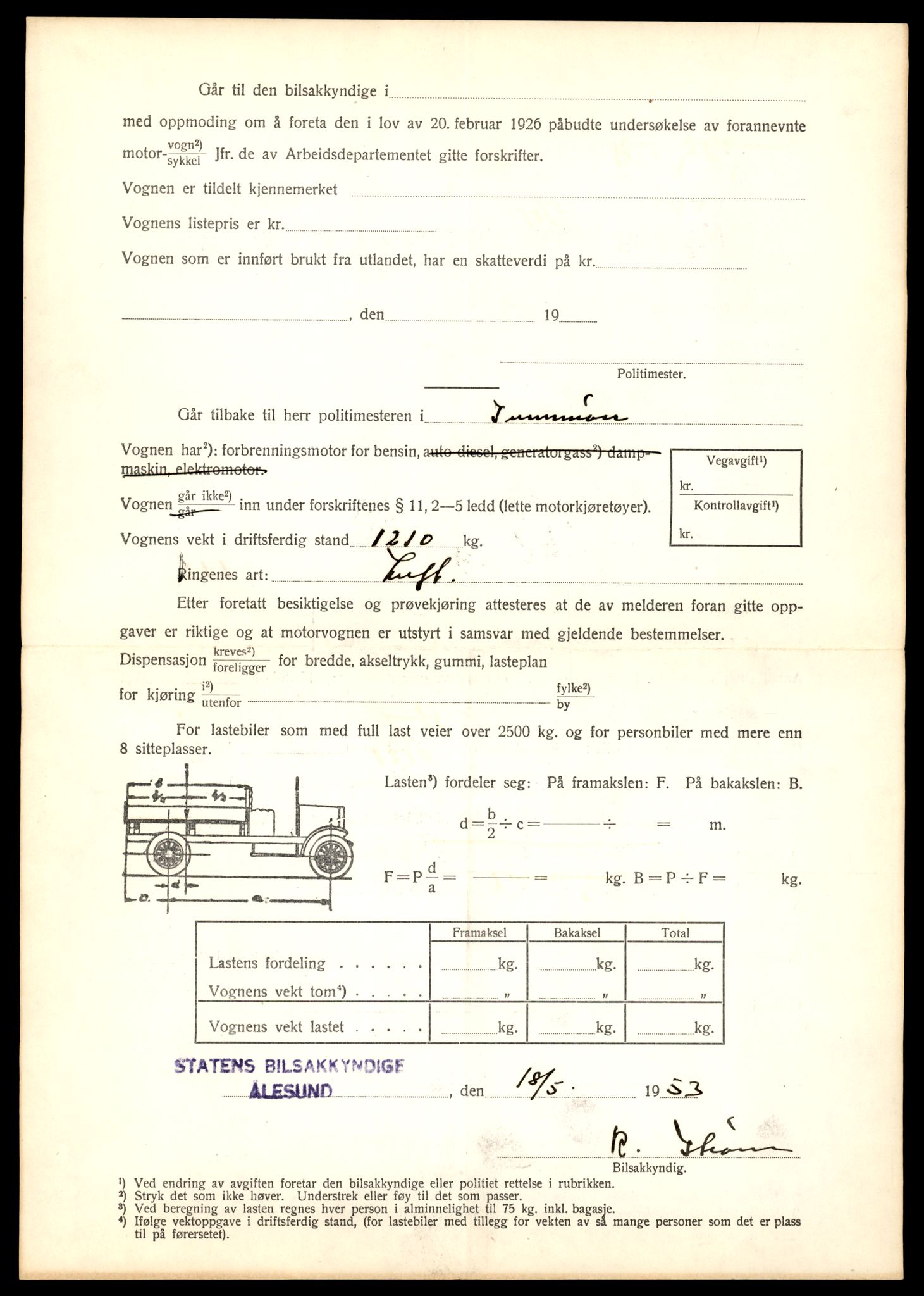 Møre og Romsdal vegkontor - Ålesund trafikkstasjon, AV/SAT-A-4099/F/Fe/L0033: Registreringskort for kjøretøy T 12151 - T 12474, 1927-1998, p. 3246