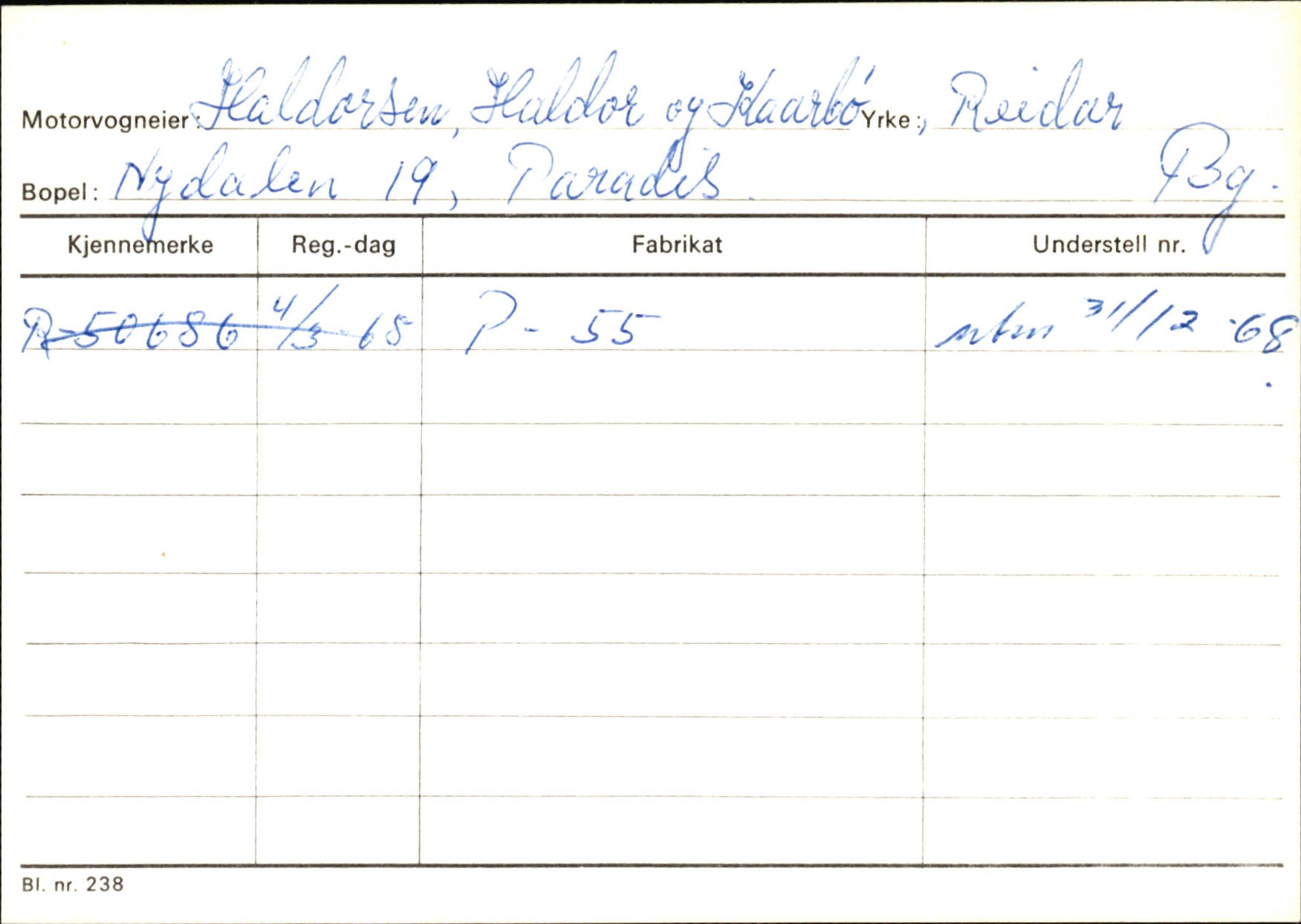 Statens vegvesen, Hordaland vegkontor, AV/SAB-A-5201/2/Ha/L0018: R-eierkort H, 1920-1971, p. 17