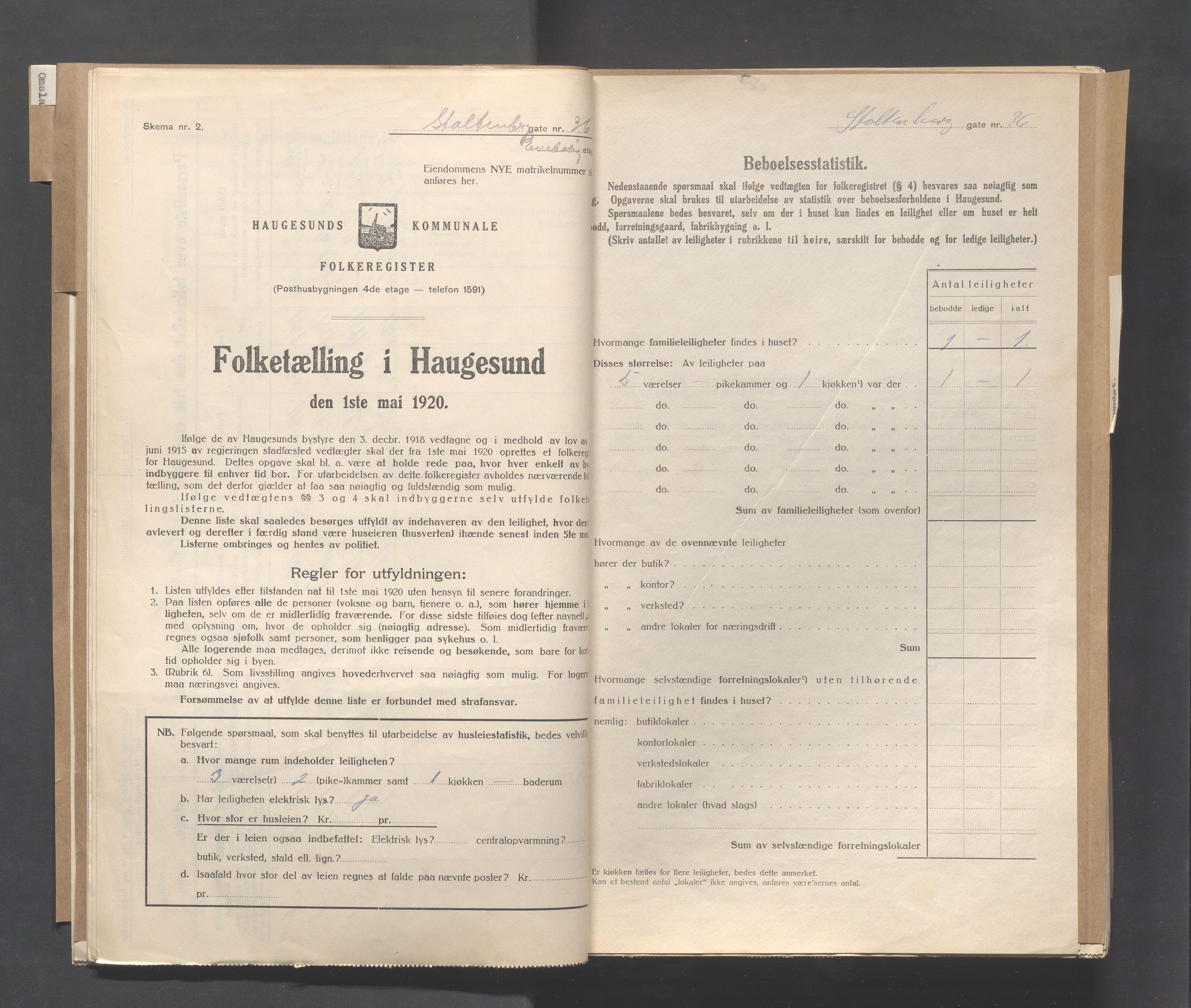 IKAR, Local census 1.5.1920 for Haugesund, 1920, p. 6759