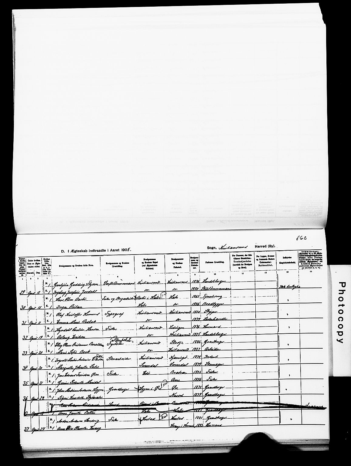 Ministerialprotokoller, klokkerbøker og fødselsregistre - Møre og Romsdal, AV/SAT-A-1454/572/L0859: Parish register (official) no. 572D03, 1903-1916