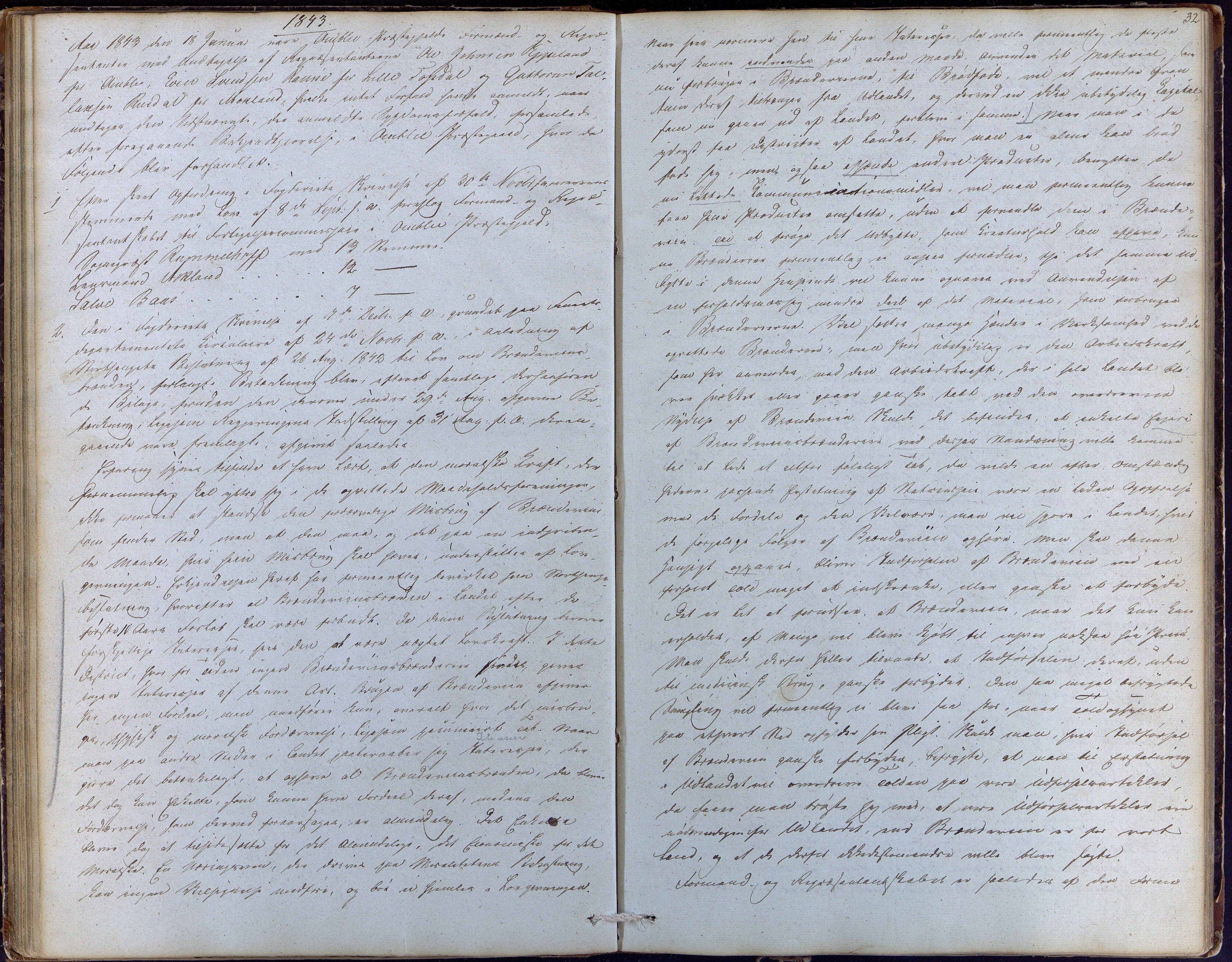 Åmli kommune før 1985, AAKS/KA0929-PK/01/01a/L0001: Møtebok, 1837-1854, p. 32