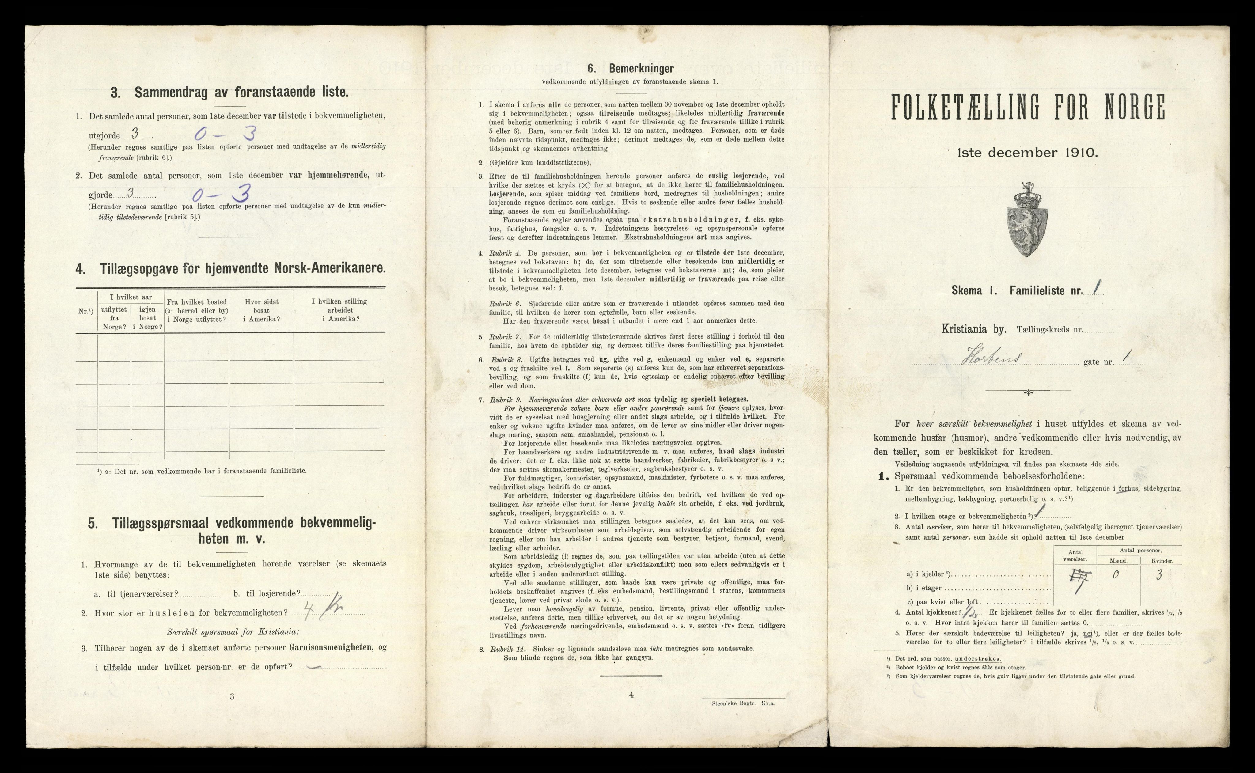 RA, 1910 census for Kristiania, 1910, p. 40509