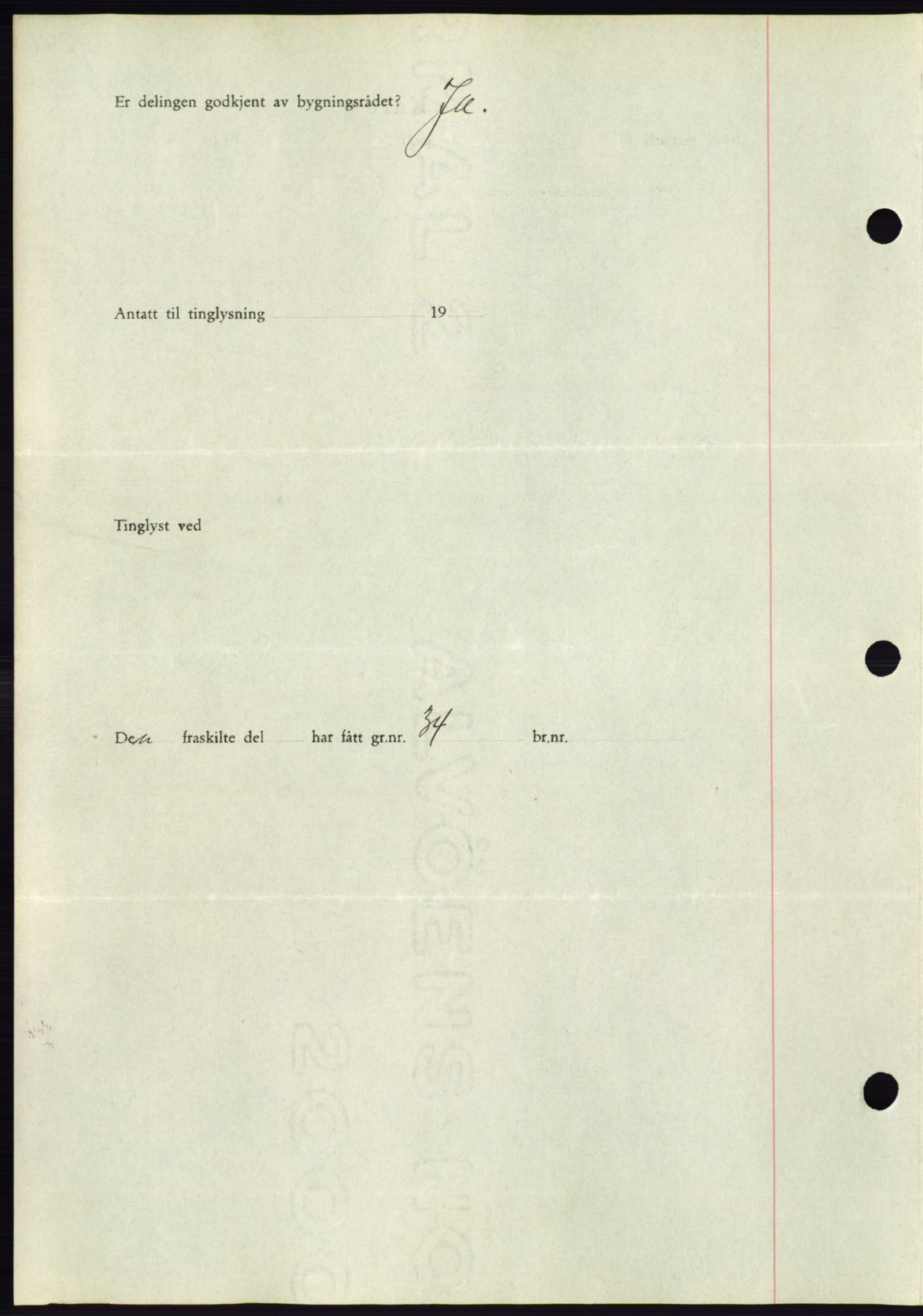 Søre Sunnmøre sorenskriveri, AV/SAT-A-4122/1/2/2C/L0063: Mortgage book no. 57, 1937-1937, Diary no: : 985/1937