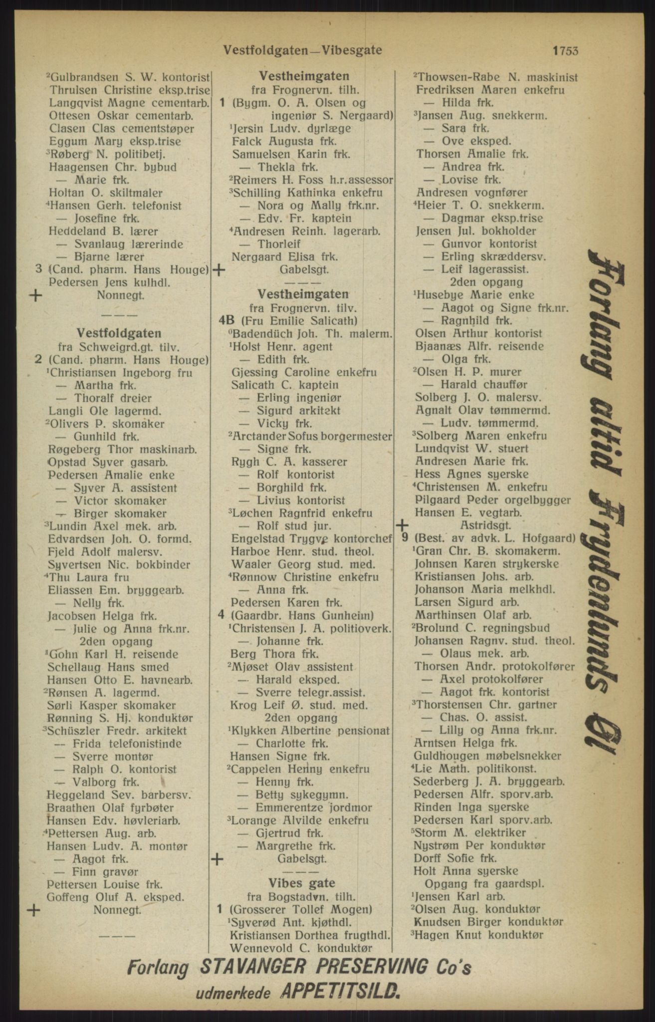 Kristiania/Oslo adressebok, PUBL/-, 1915, p. 1753