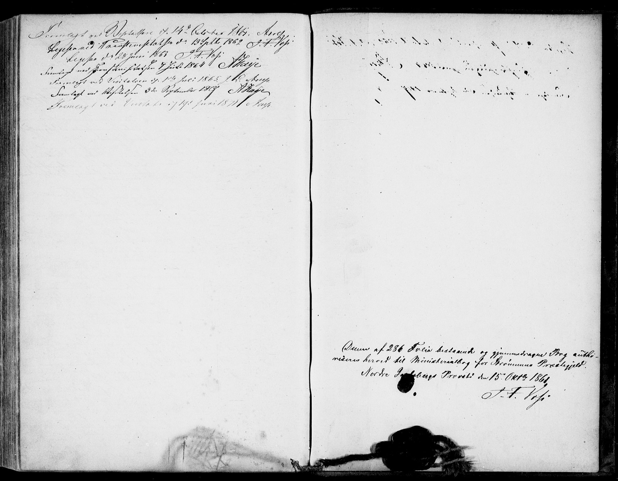 Strømm kirkebøker, SAKO/A-322/F/Fa/L0001: Parish register (official) no. I 1, 1861-1869