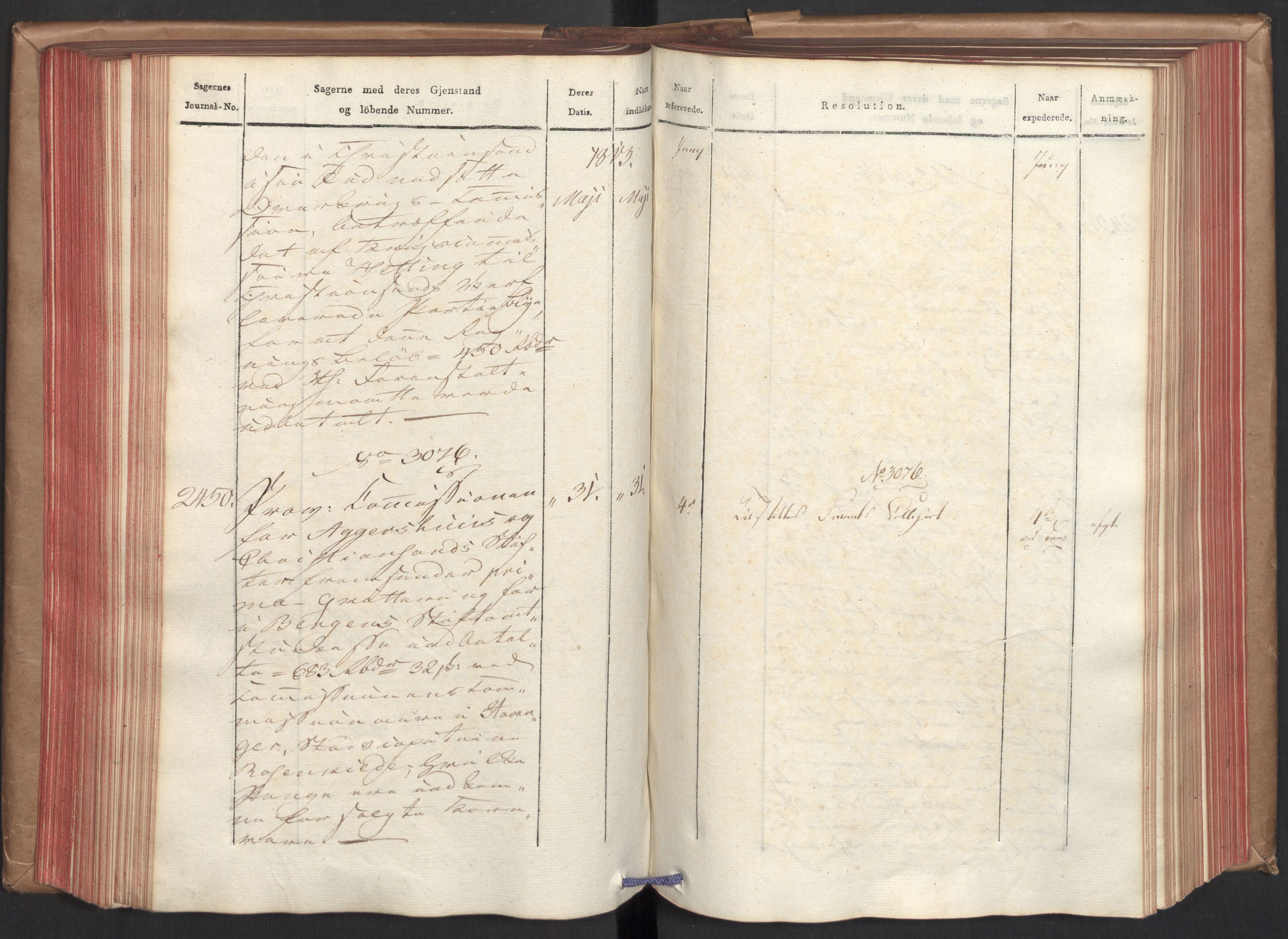 Stattholderembetet 1810-1814, 2. kontor (Kontor B), AV/RA-EA-5432/Ab/L0006: Referatprotokoll,  j.nr. 2262-2602,  l.nr. 2846-4172, 1813, p. 132