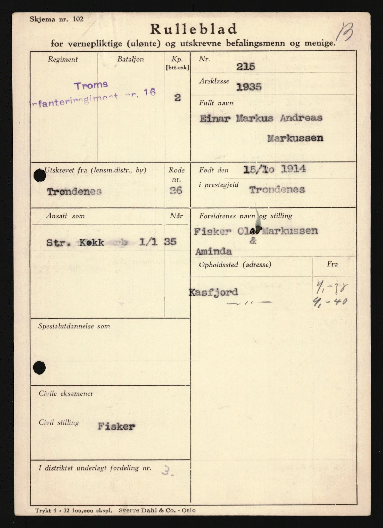 Forsvaret, Troms infanteriregiment nr. 16, AV/RA-RAFA-3146/P/Pa/L0019: Rulleblad for regimentets menige mannskaper, årsklasse 1935, 1935, p. 729