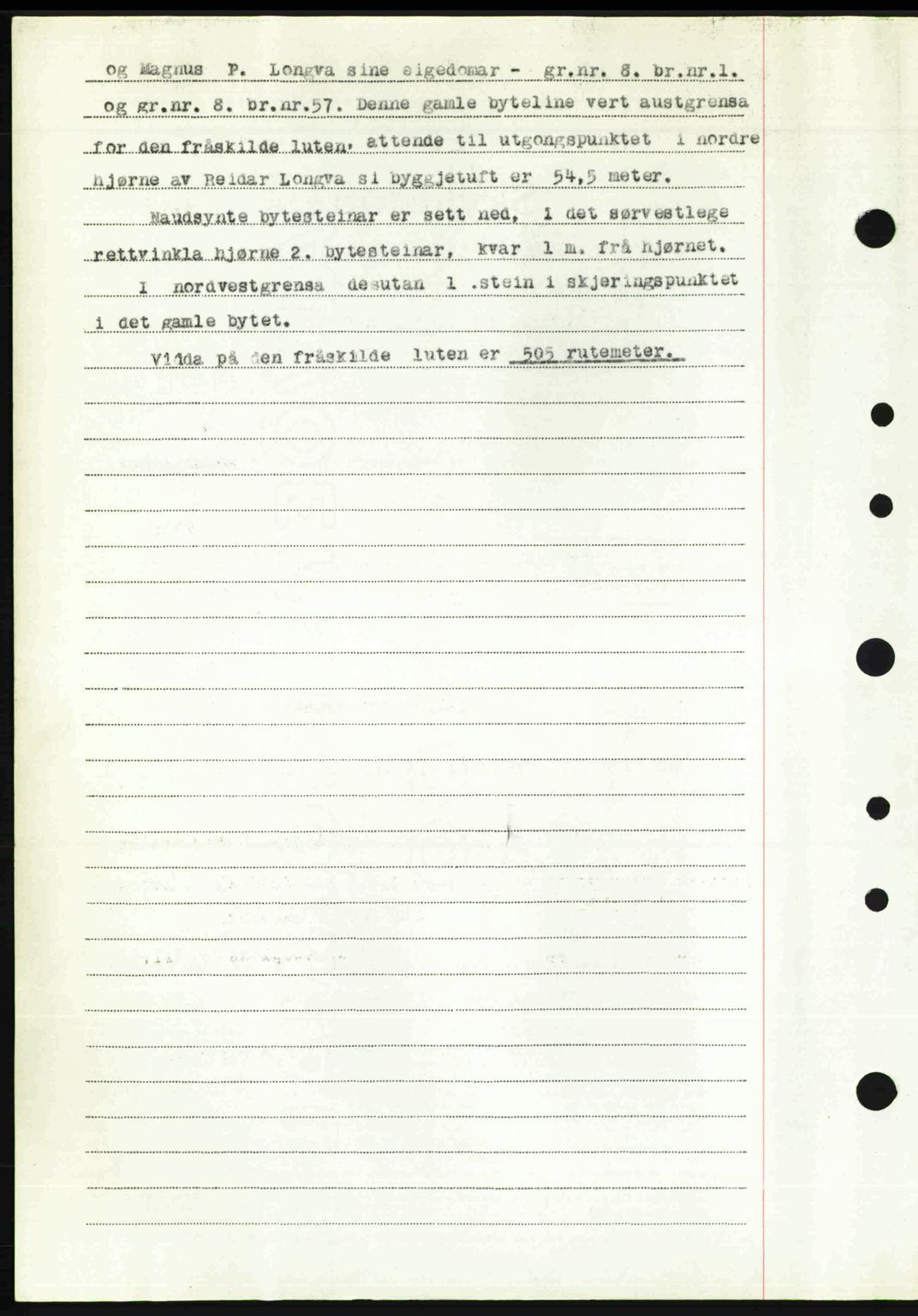 Nordre Sunnmøre sorenskriveri, SAT/A-0006/1/2/2C/2Ca: Mortgage book no. A35, 1950-1950, Diary no: : 2133/1950