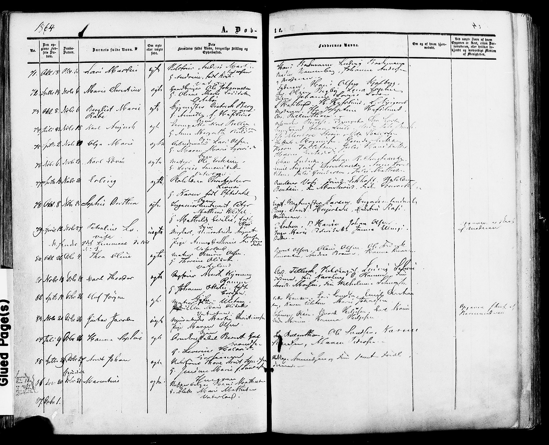 Fredrikstad prestekontor Kirkebøker, AV/SAO-A-11082/F/Fa/L0006: Parish register (official) no. 6, 1857-1878, p. 48