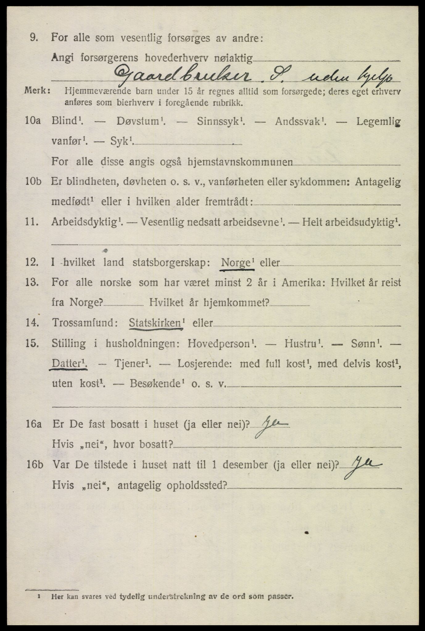 SAK, 1920 census for Finsland, 1920, p. 377