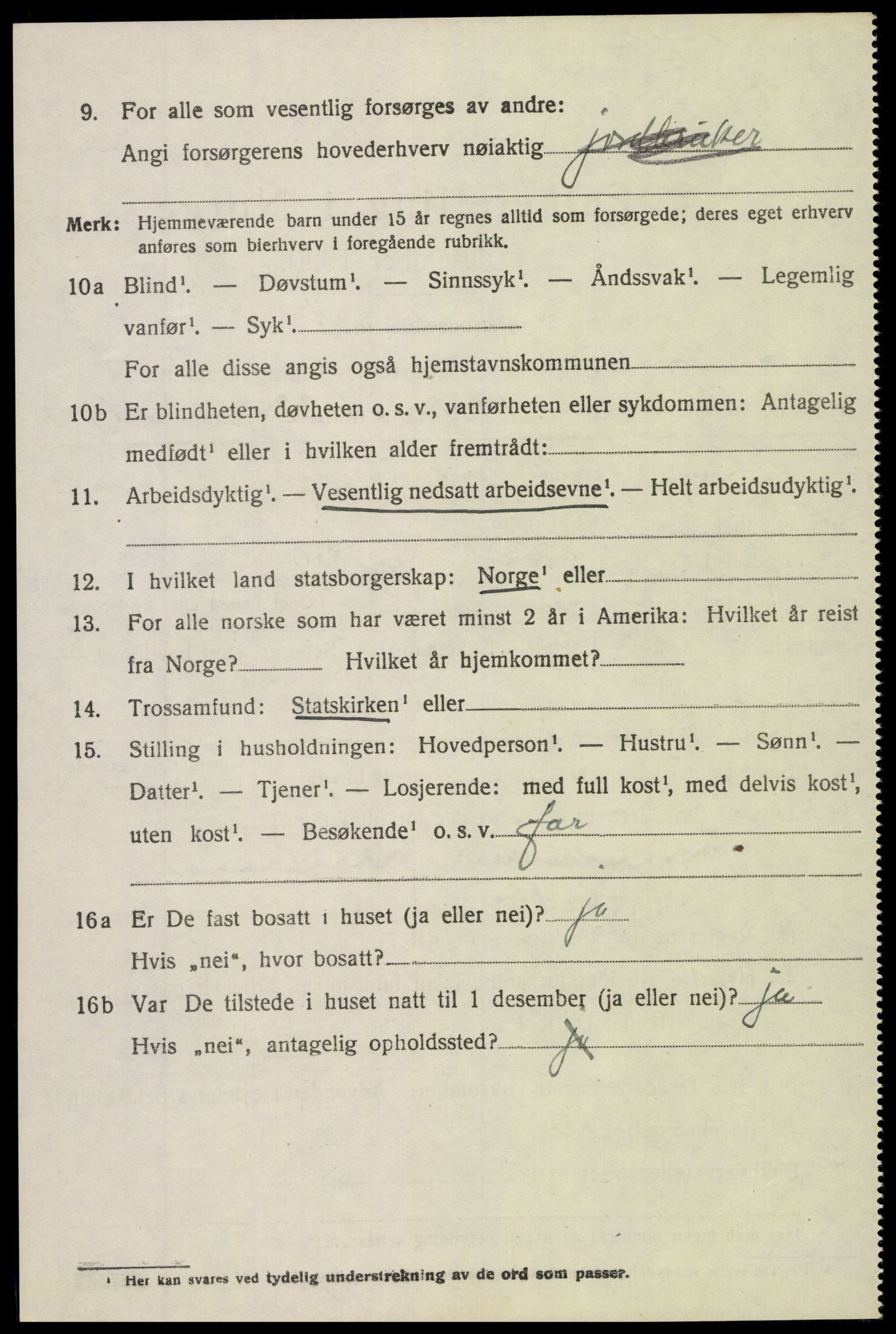 SAH, 1920 census for Sør-Aurdal, 1920, p. 3730