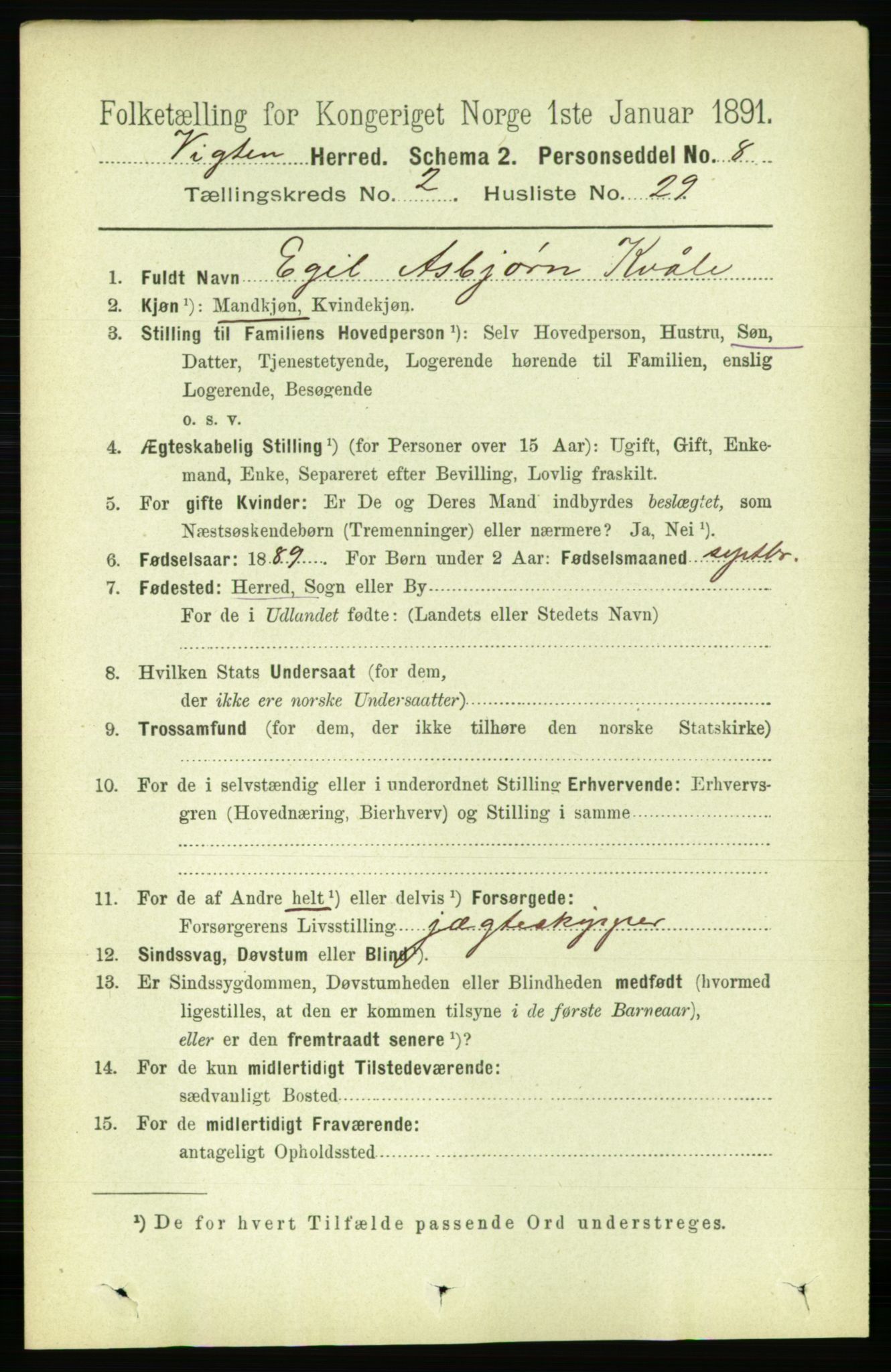 RA, 1891 census for 1750 Vikna, 1891, p. 1102