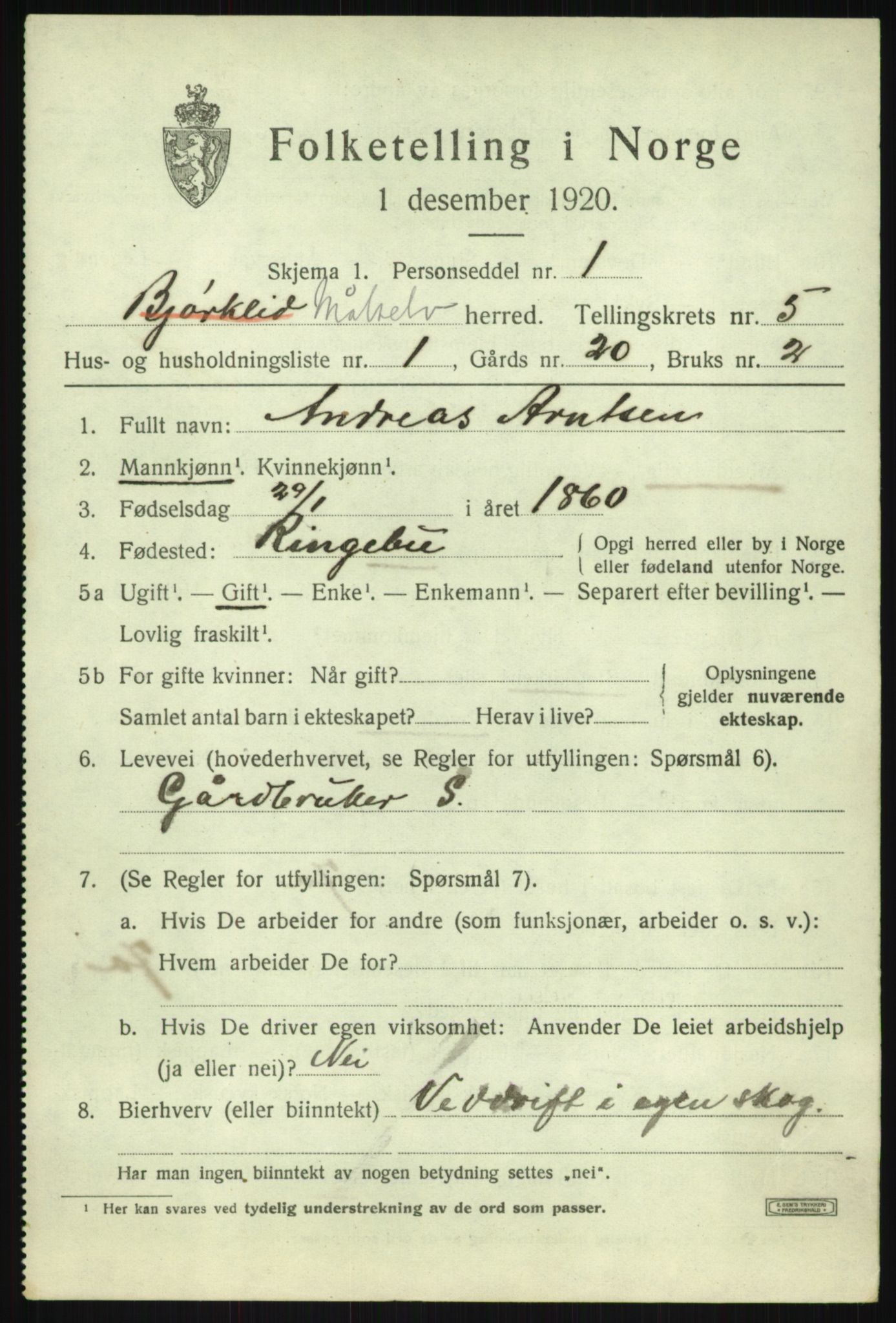 SATØ, 1920 census for Målselv, 1920, p. 3151