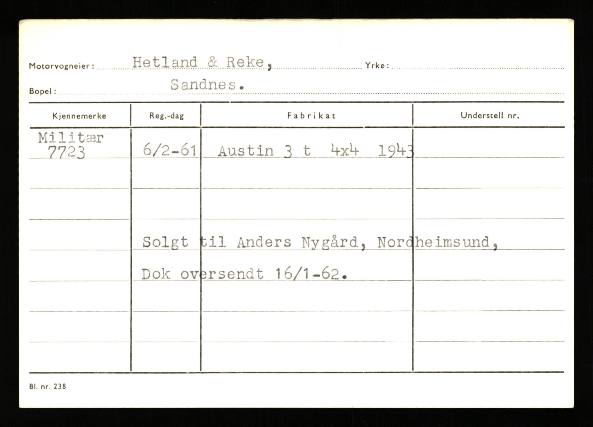 Stavanger trafikkstasjon, AV/SAST-A-101942/0/G/L0002: Registreringsnummer: 5791 - 10405, 1930-1971, p. 971