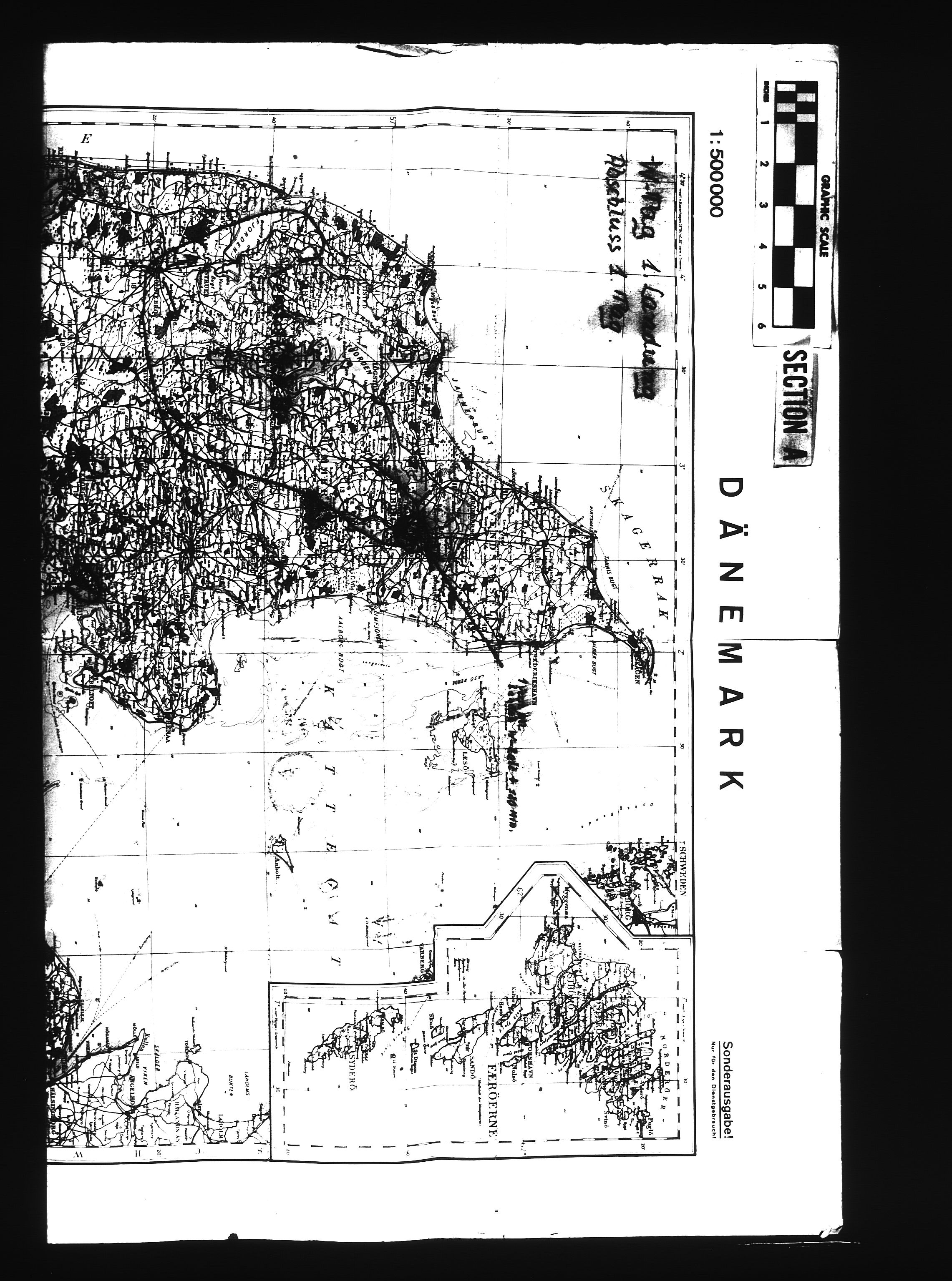 Documents Section, AV/RA-RAFA-2200/V/L0075: Amerikansk mikrofilm "Captured German Documents".
Box No. 714.  FKA jnr. 615/1954., 1940, p. 30