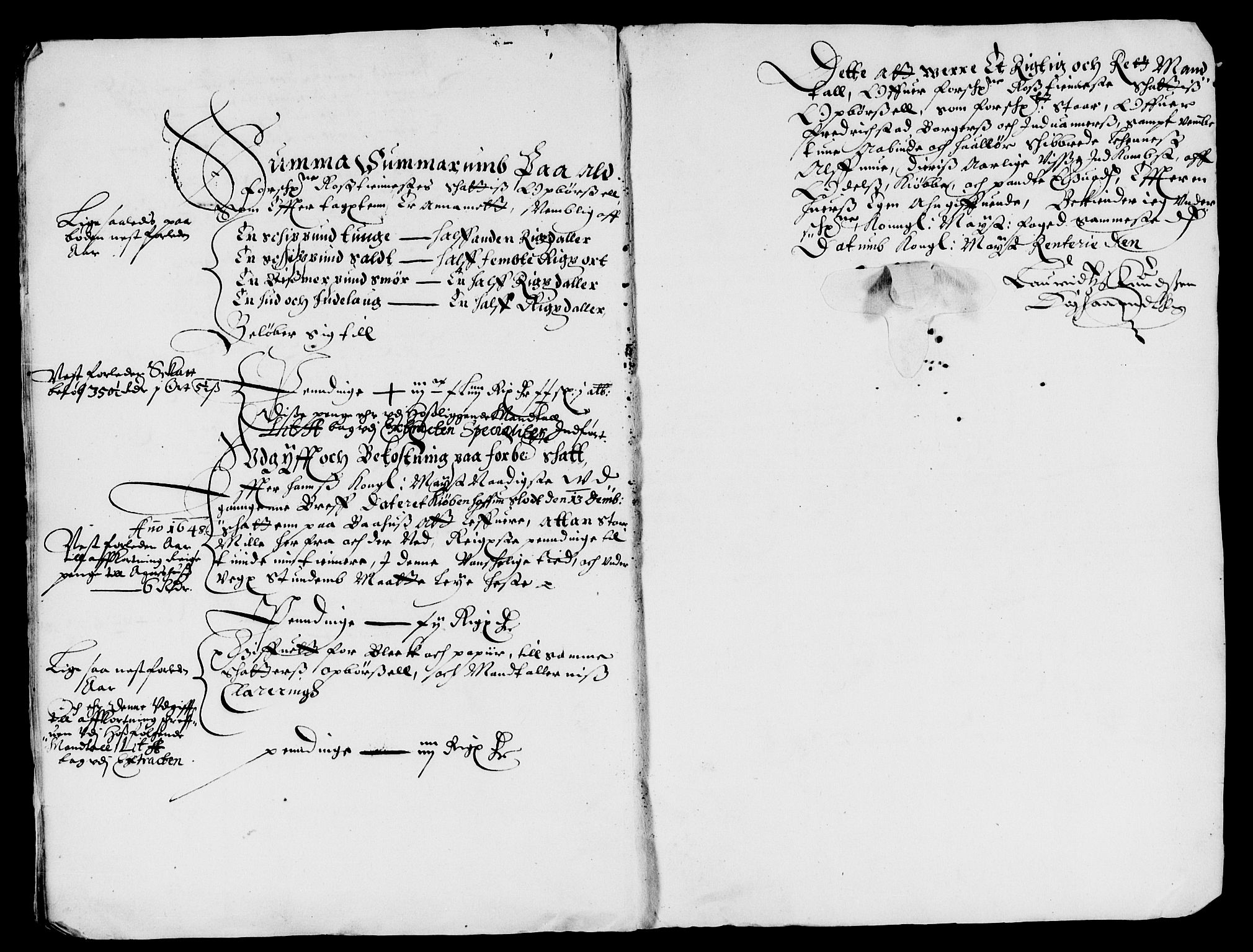 Rentekammeret inntil 1814, Reviderte regnskaper, Lensregnskaper, RA/EA-5023/R/Rb/Rbc/L0007: Tune, Åbygge og Veme len, 1648-1652