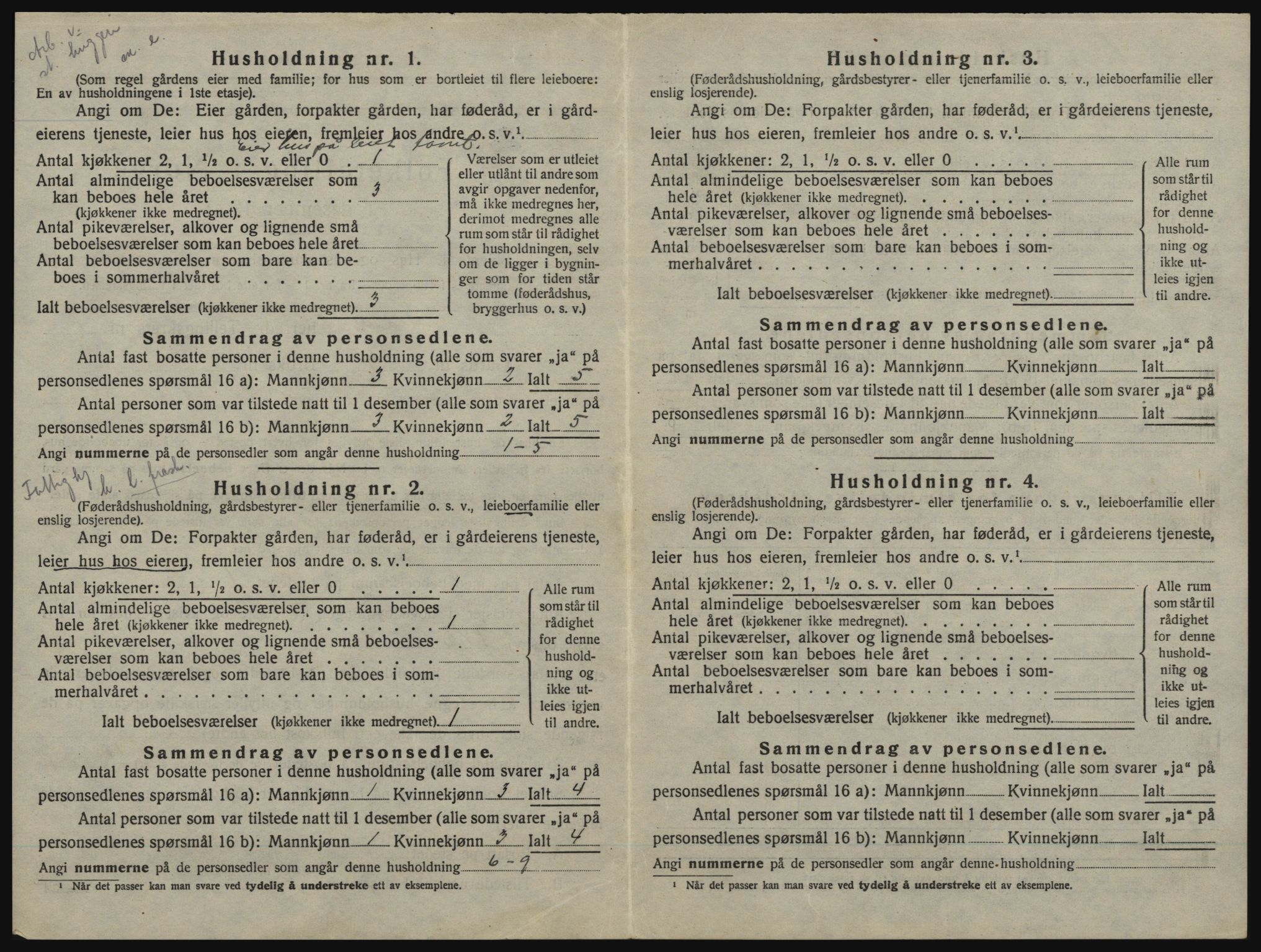 SAO, 1920 census for Idd, 1920, p. 691