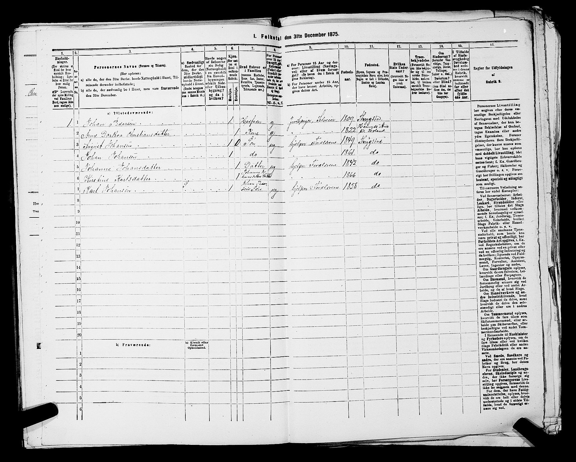 RA, 1875 census for 0122P Trøgstad, 1875, p. 734