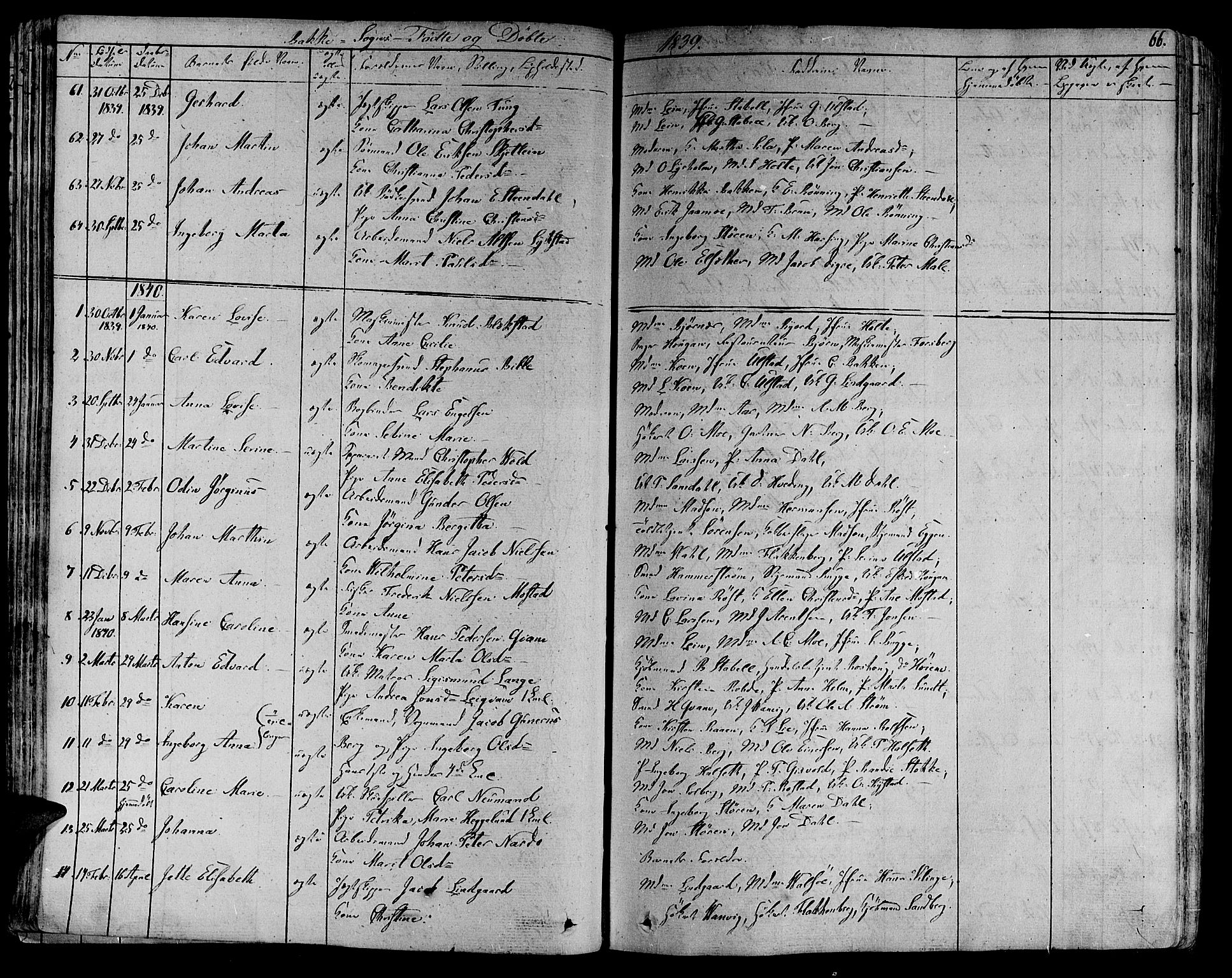 Ministerialprotokoller, klokkerbøker og fødselsregistre - Sør-Trøndelag, SAT/A-1456/606/L0287: Parish register (official) no. 606A04 /2, 1826-1840, p. 66