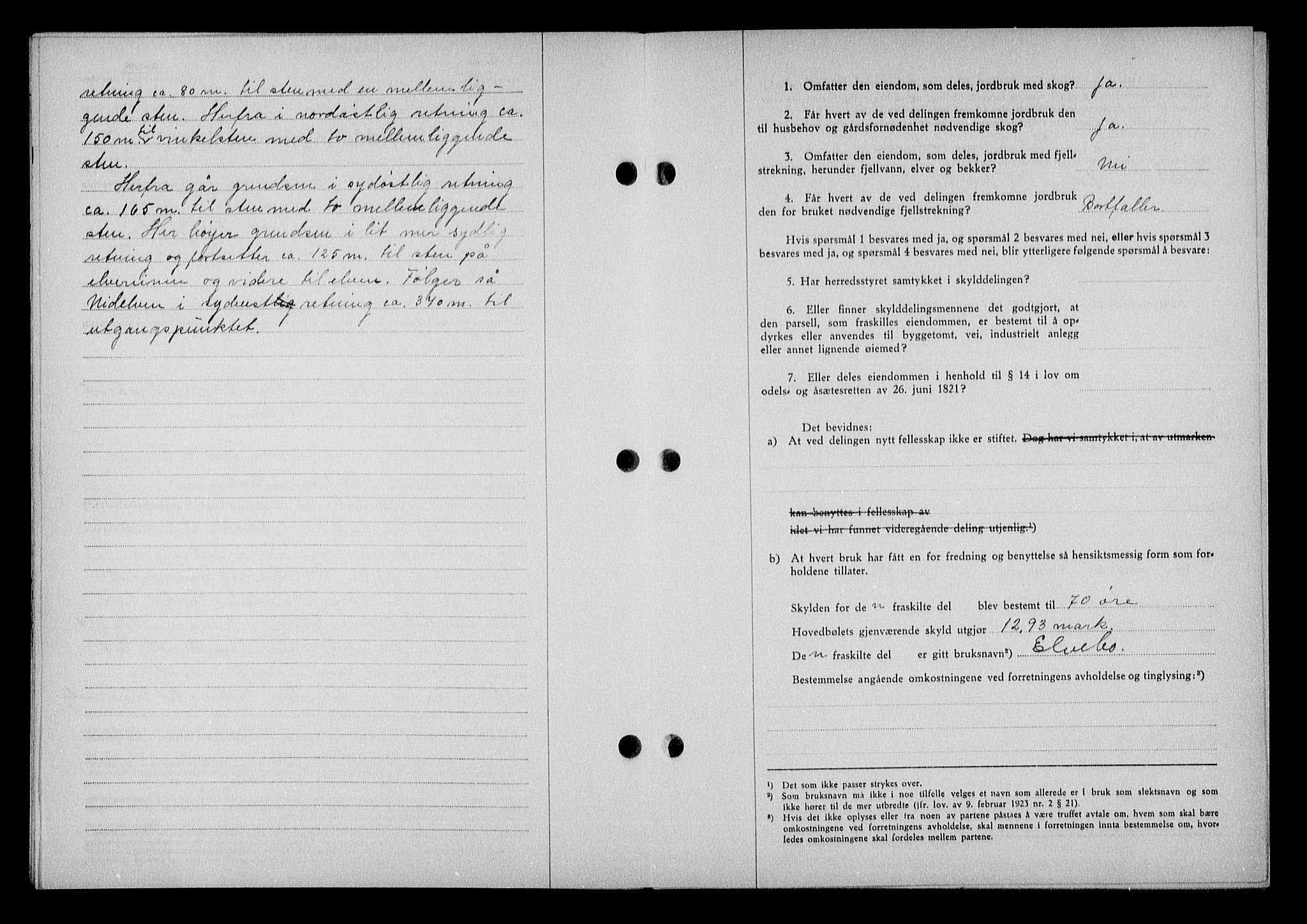 Nedenes sorenskriveri, AV/SAK-1221-0006/G/Gb/Gba/L0048: Mortgage book no. A-II, 1940-1941, Diary no: : 1144/1940