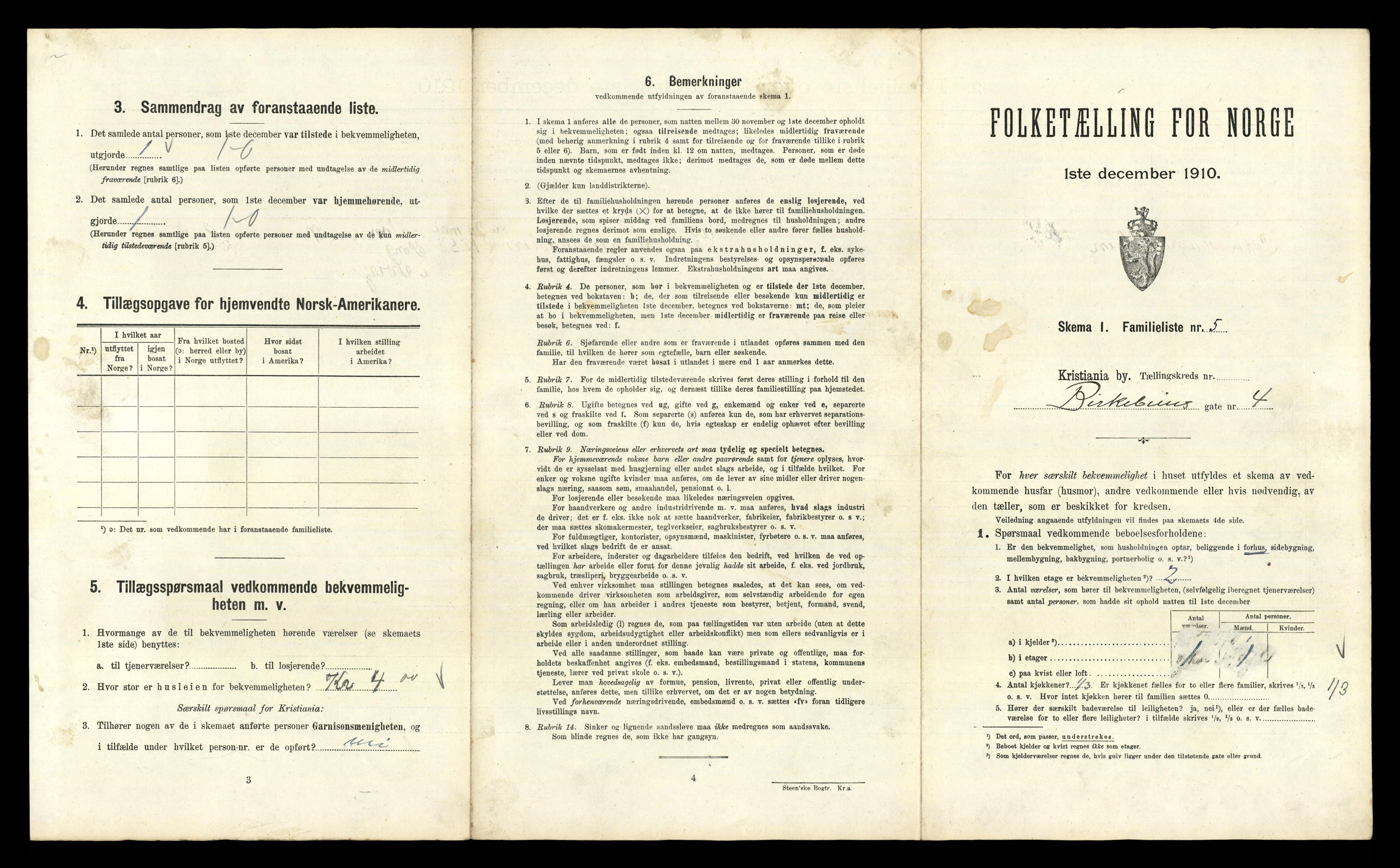 RA, 1910 census for Kristiania, 1910, p. 5791
