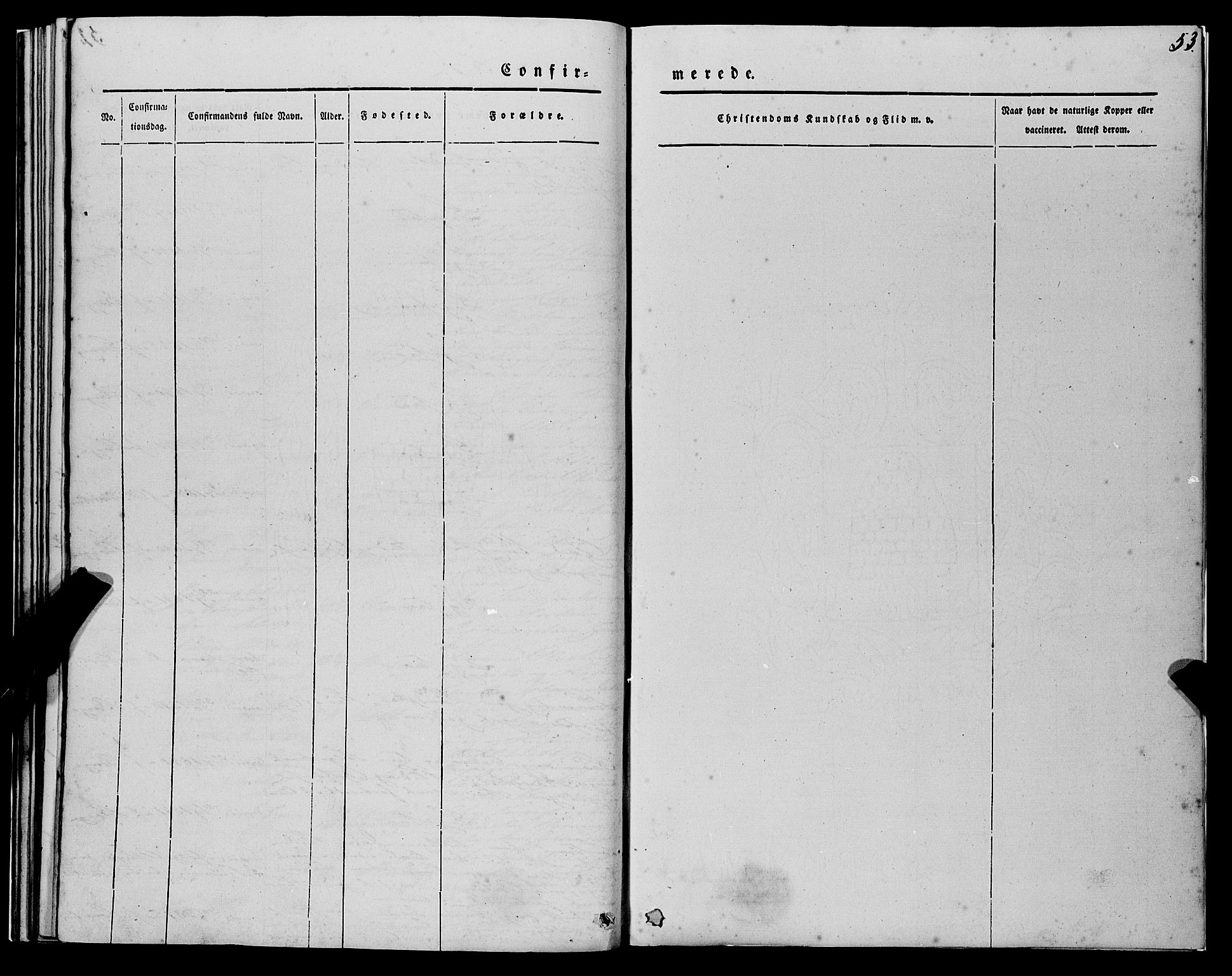 Askøy Sokneprestembete, SAB/A-74101/H/Ha/Haa/Haaa/L0010: Parish register (official) no. A 10, 1845-1854, p. 53