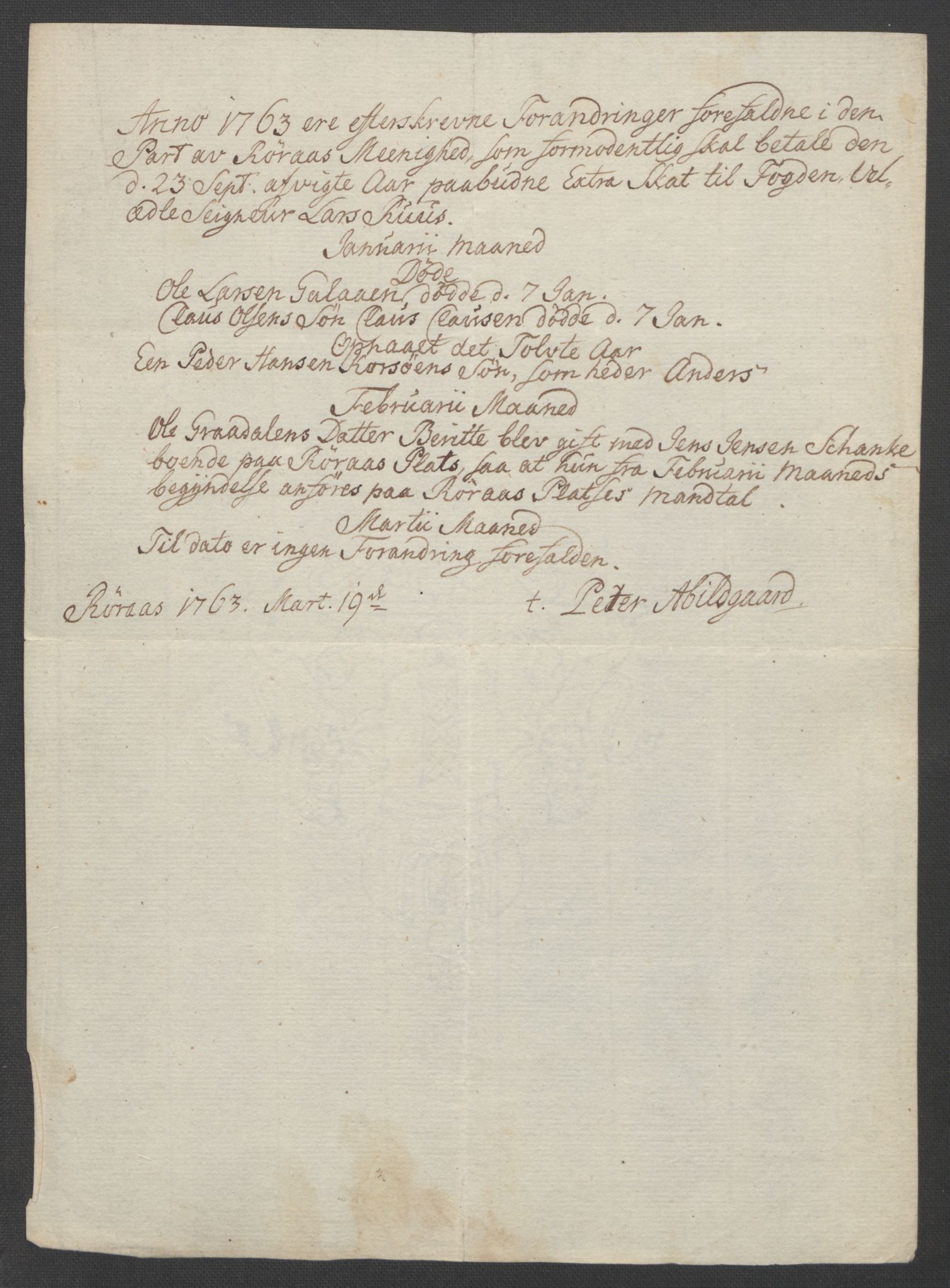 Rentekammeret inntil 1814, Reviderte regnskaper, Fogderegnskap, RA/EA-4092/R14/L0959: Ekstraskatten Solør og Odal, 1763-1770, p. 322