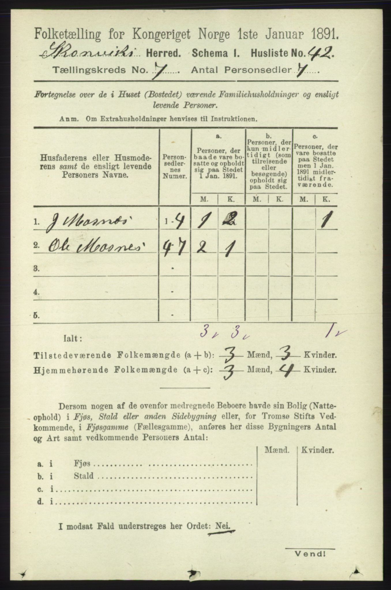 RA, 1891 census for 1212 Skånevik, 1891, p. 1878