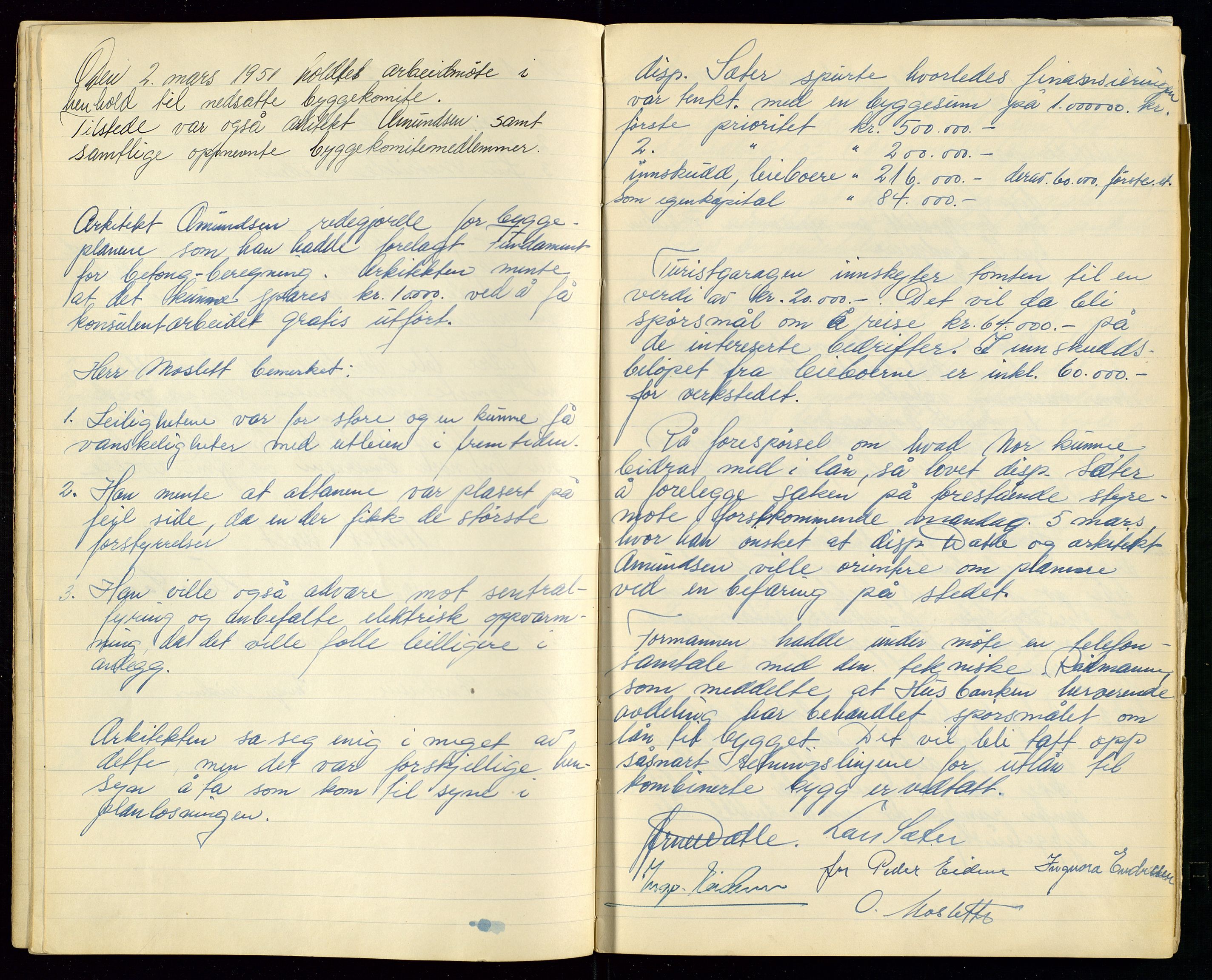 PA 1515 - Turistgarasjen A/S, AV/SAST-A-101920/A/L0001: Forhandlingsprotokoll, 1937-1958, p. 17