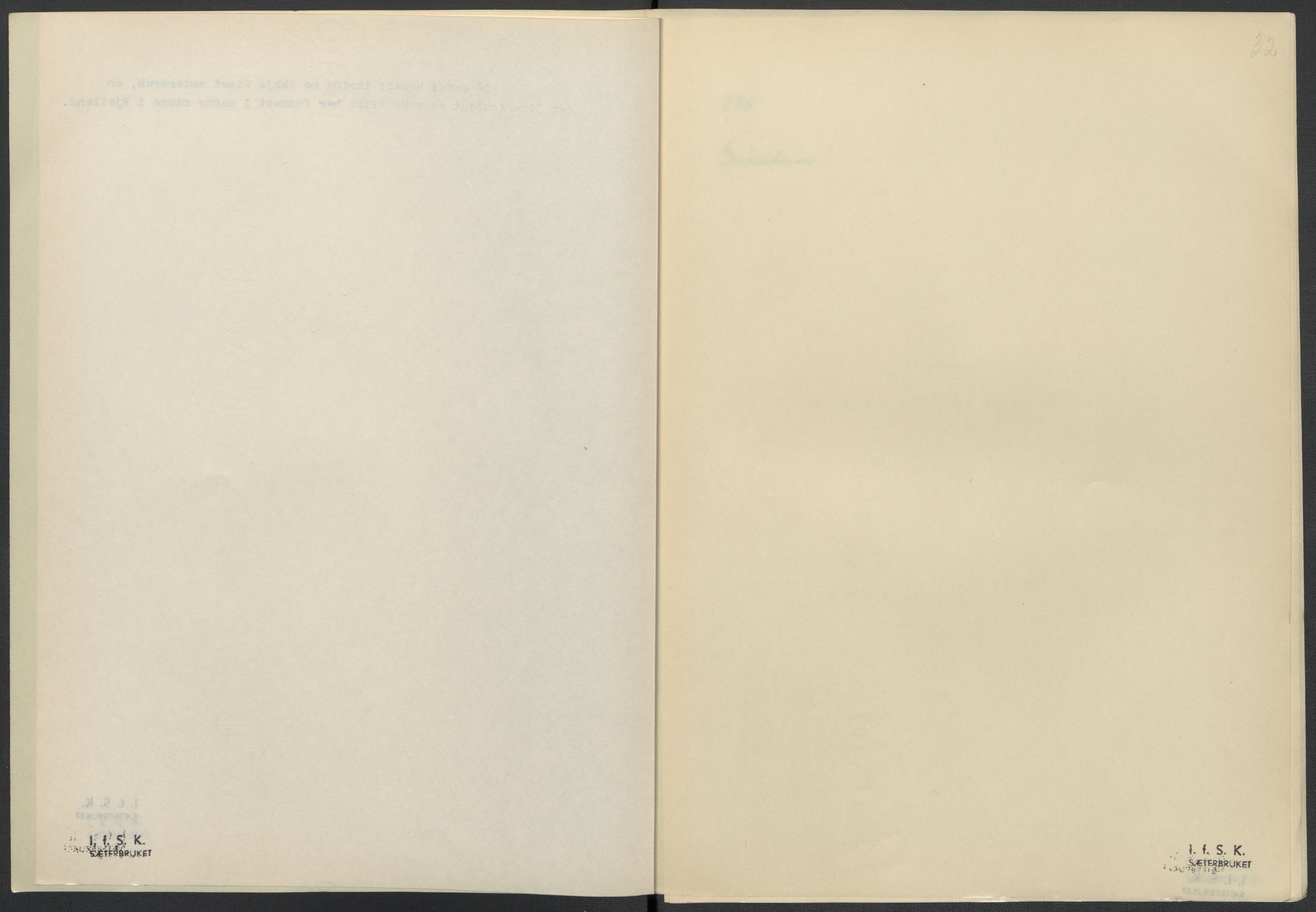 Instituttet for sammenlignende kulturforskning, AV/RA-PA-0424/F/Fc/L0008/0003: Eske B8: / Vest-Agder (perm XXI), 1932-1935, p. 32