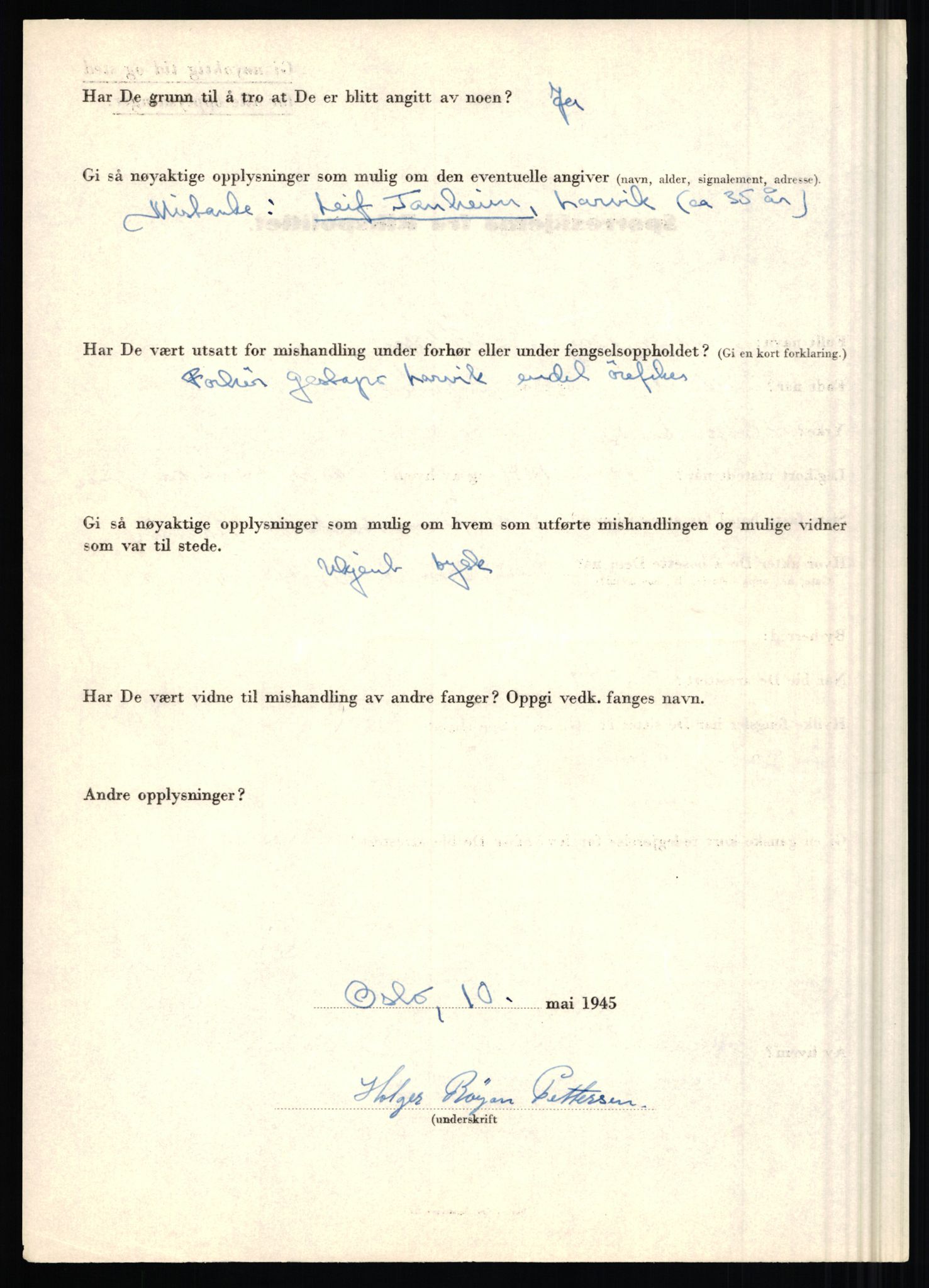 Rikspolitisjefen, AV/RA-S-1560/L/L0014: Pettersen, Aksel - Savosnick, Ernst, 1940-1945, p. 70