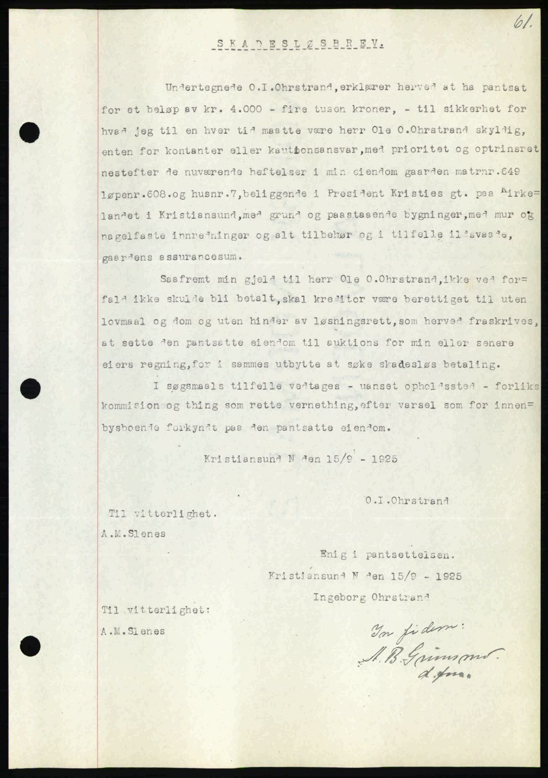 Kristiansund byfogd, AV/SAT-A-4587/A/27: Mortgage book no. 22, 1928-1929, Deed date: 06.07.1928