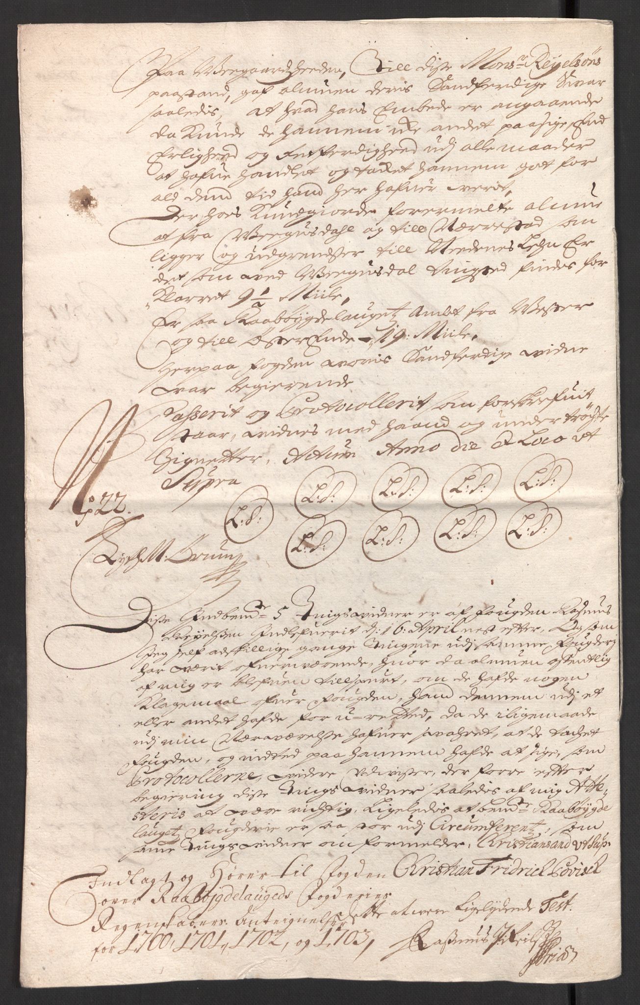 Rentekammeret inntil 1814, Reviderte regnskaper, Fogderegnskap, RA/EA-4092/R40/L2447: Fogderegnskap Råbyggelag, 1703-1705, p. 215