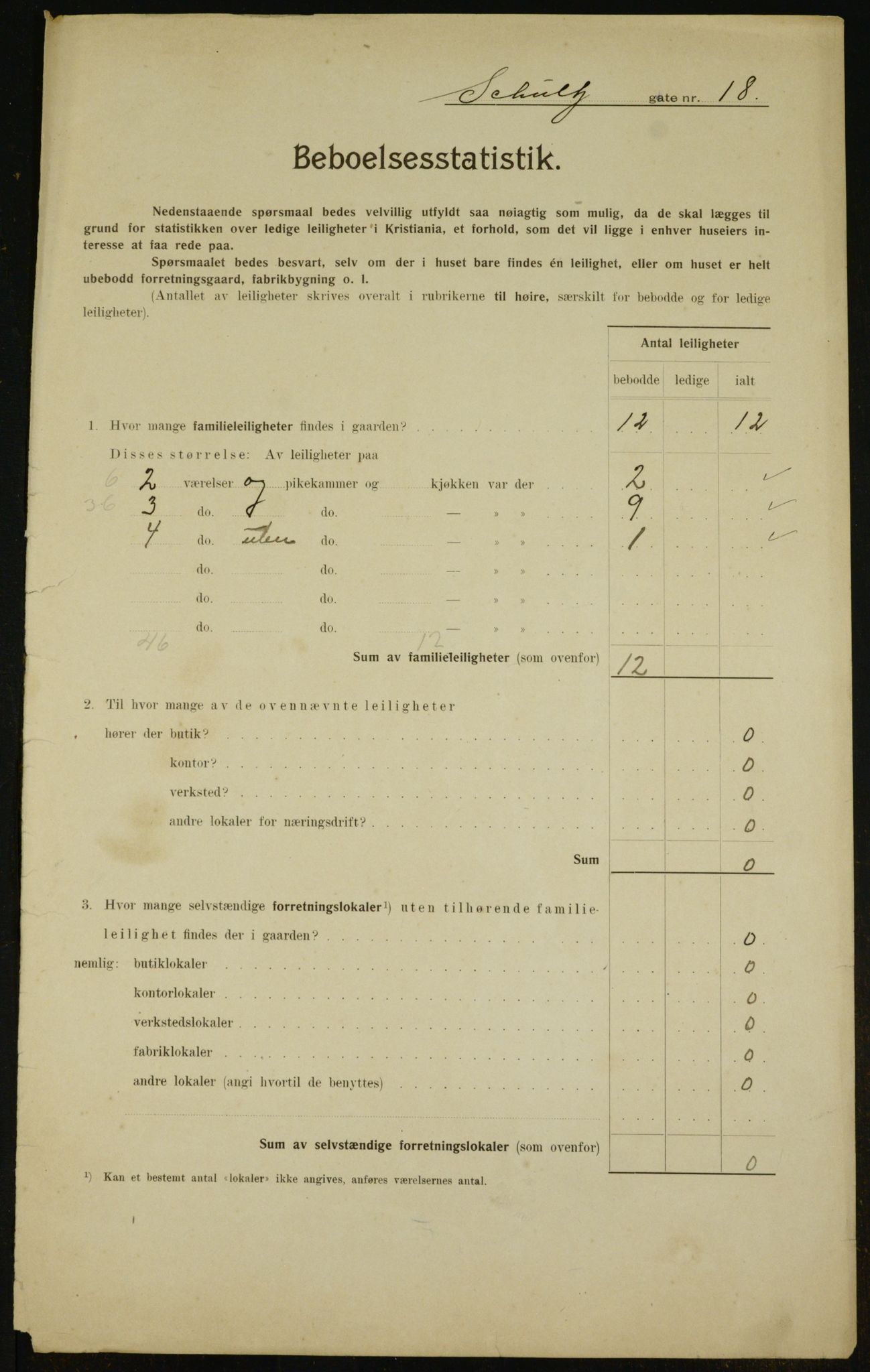 OBA, Municipal Census 1910 for Kristiania, 1910, p. 86749