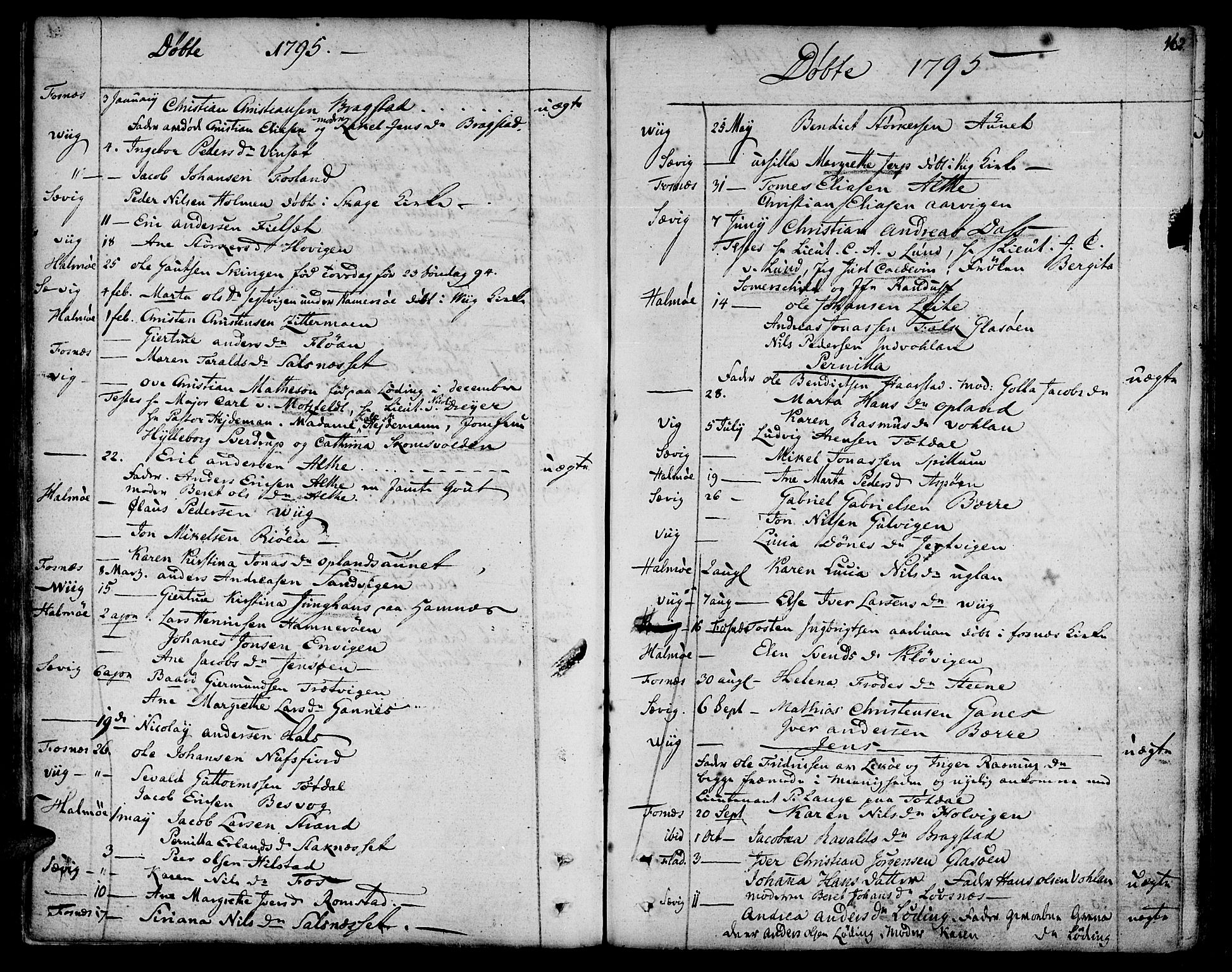 Ministerialprotokoller, klokkerbøker og fødselsregistre - Nord-Trøndelag, SAT/A-1458/773/L0608: Parish register (official) no. 773A02, 1784-1816, p. 162