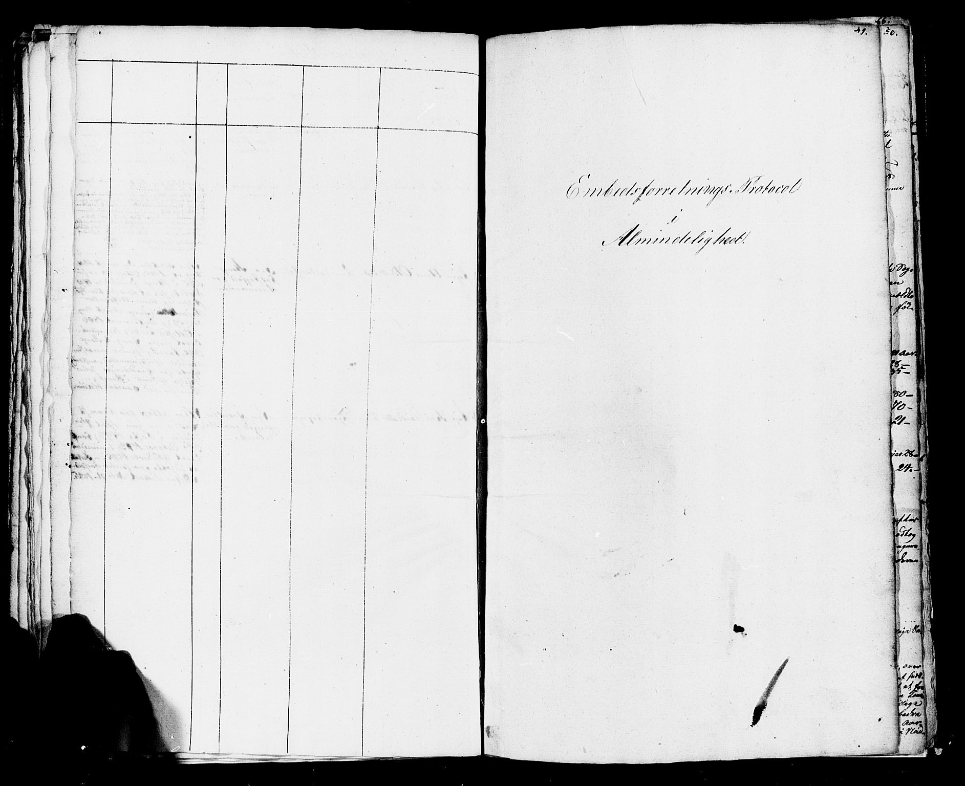 Vestre Toten prestekontor, SAH/PREST-108/H/Ha/Haa/L0001: Parish register (official) no. 1, 1825-1826, p. 49
