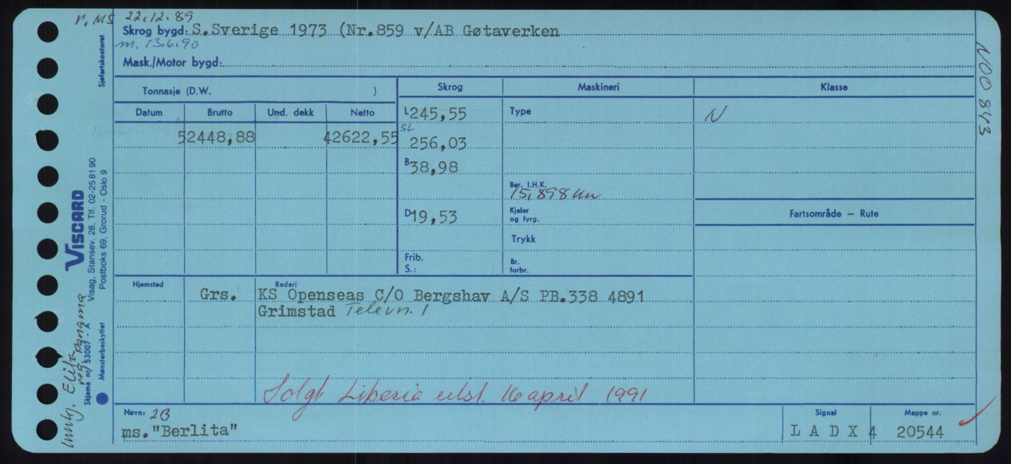 Sjøfartsdirektoratet med forløpere, Skipsmålingen, AV/RA-S-1627/H/Hd/L0003: Fartøy, B-Bev, p. 871