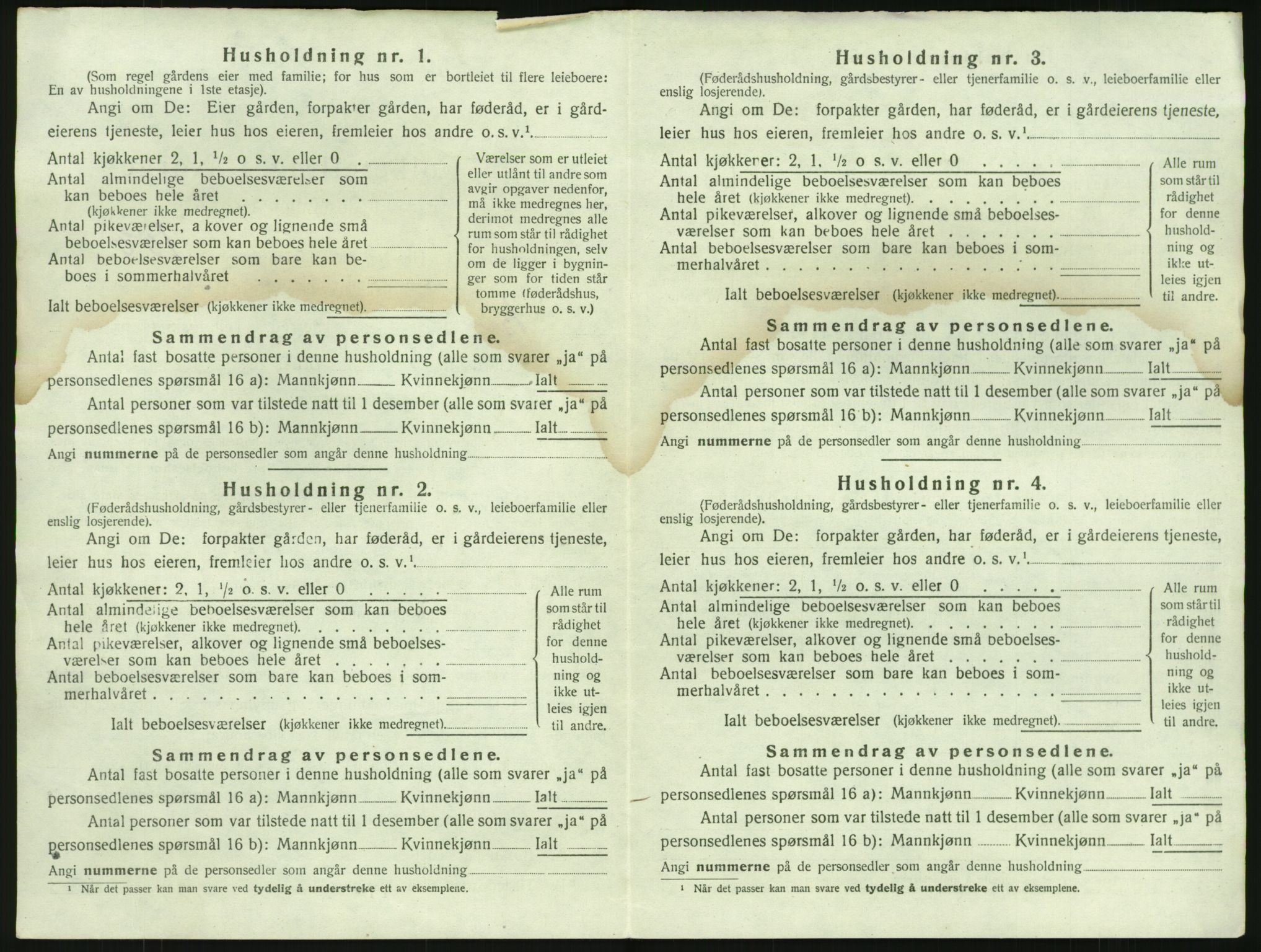 SAKO, 1920 census for Brunlanes, 1920, p. 710