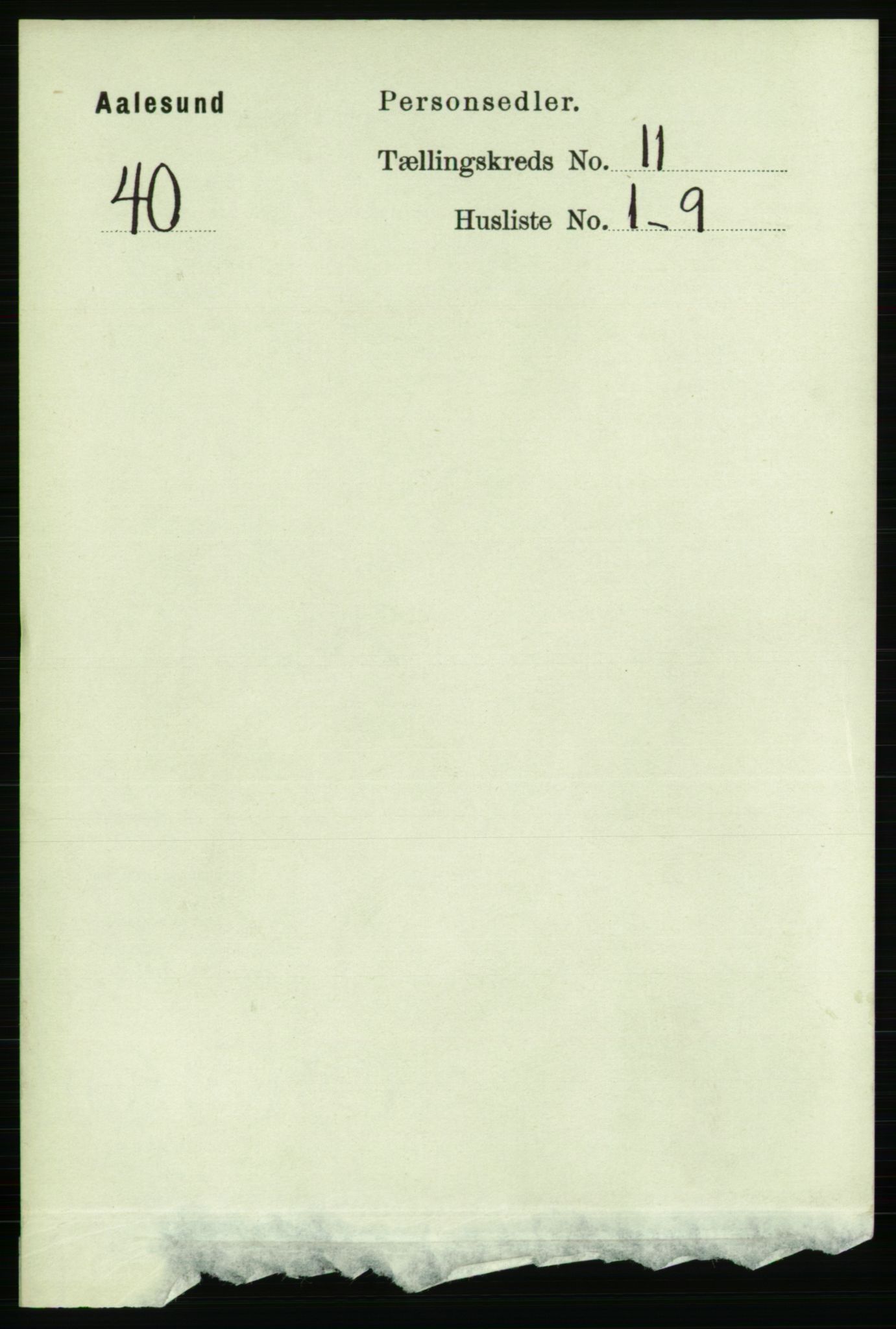 RA, 1891 census for 1501 Ålesund, 1891, p. 6864