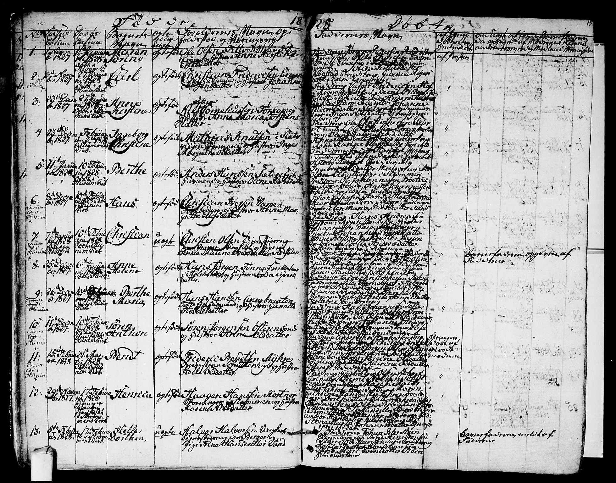 Hurum kirkebøker, SAKO/A-229/F/Fa/L0010: Parish register (official) no. 10, 1827-1846, p. 15